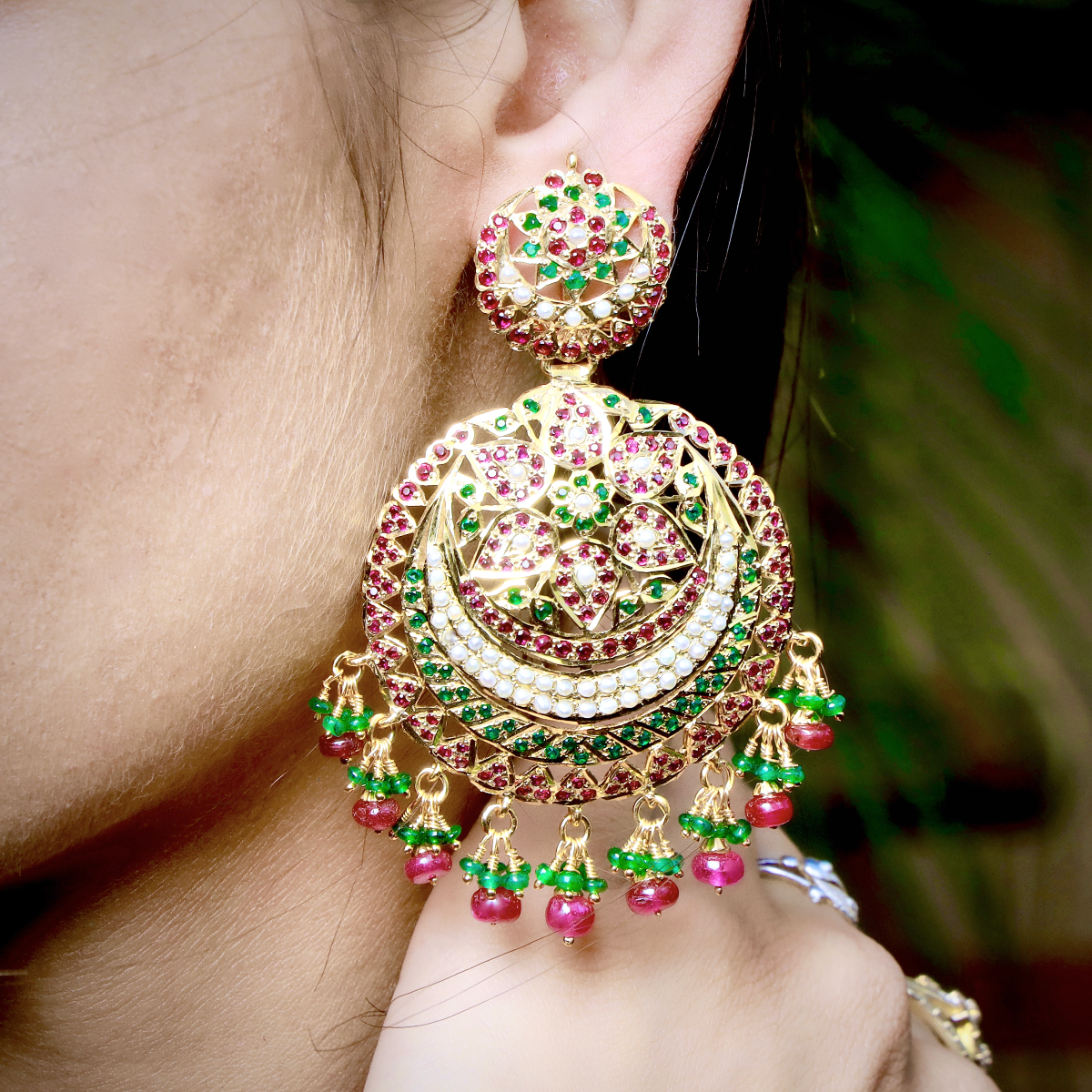 Earrings punjabi store