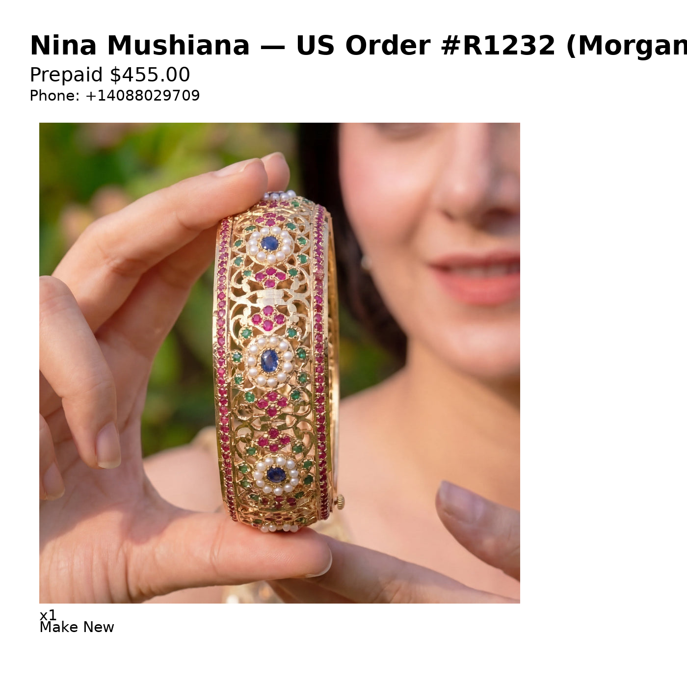 US Order #R1232