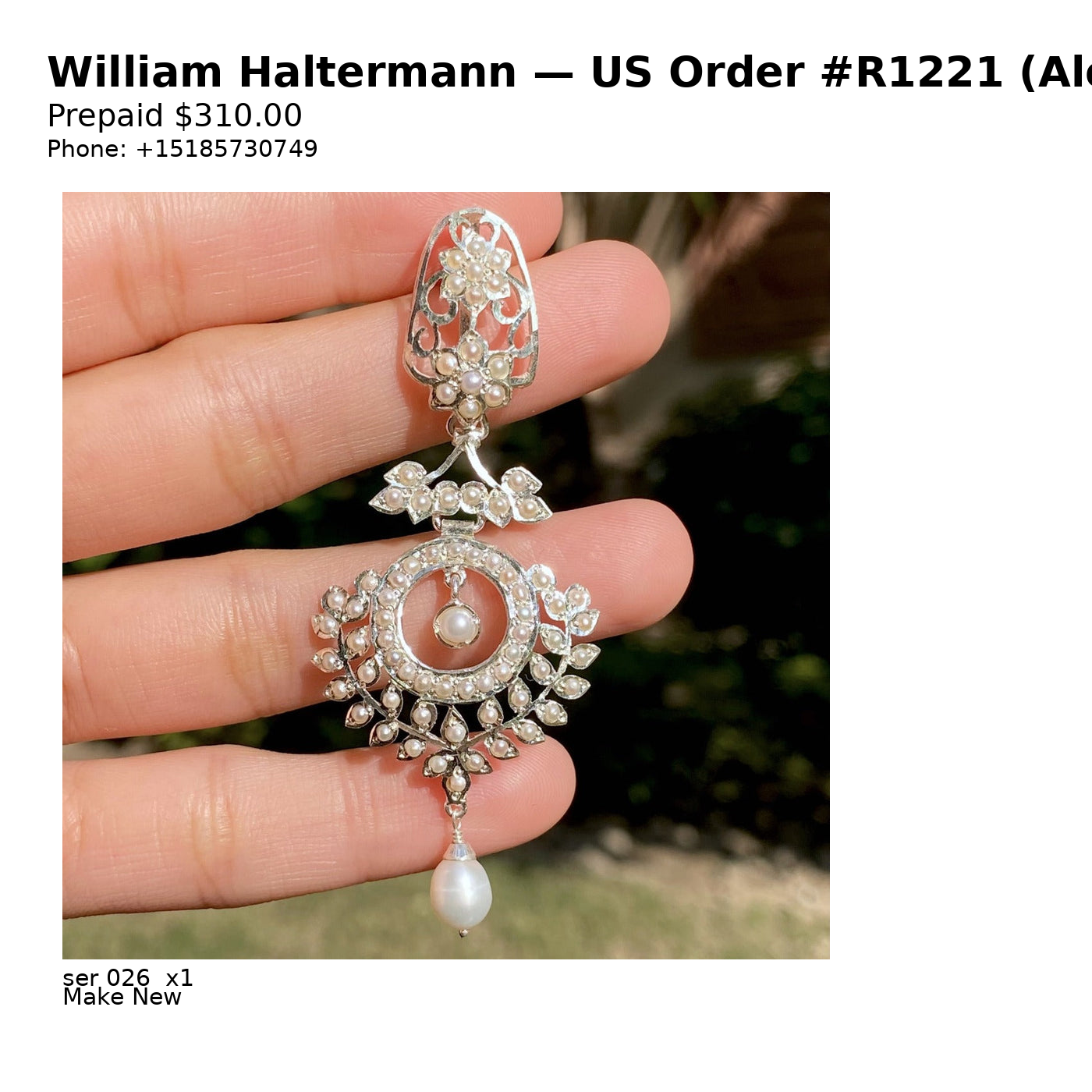 US Order #R1221