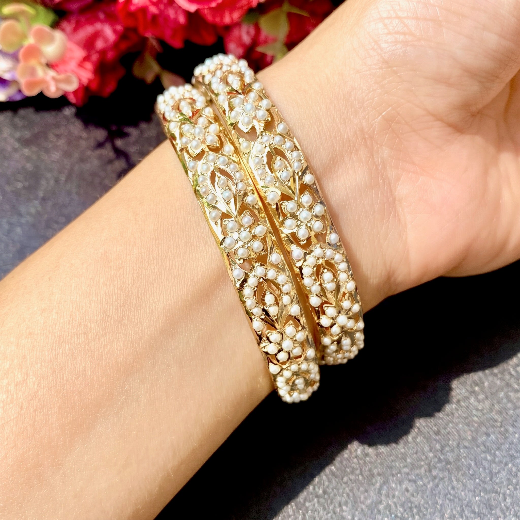 hyderabadi pearl bangles