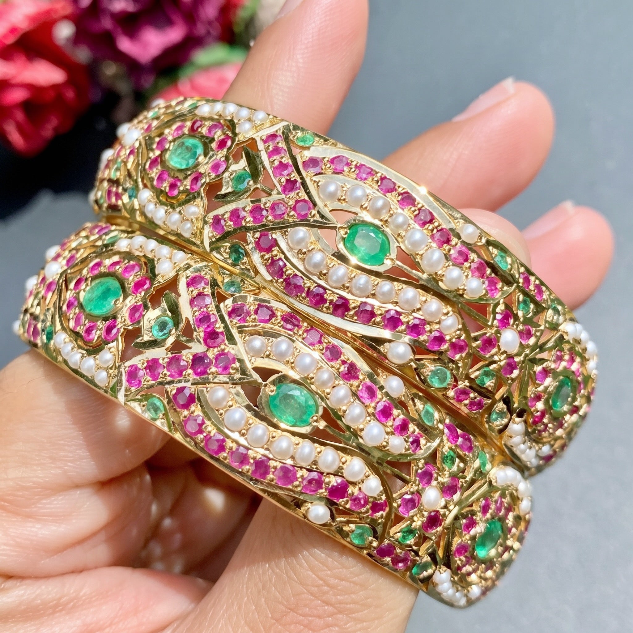 jadau kada in gold