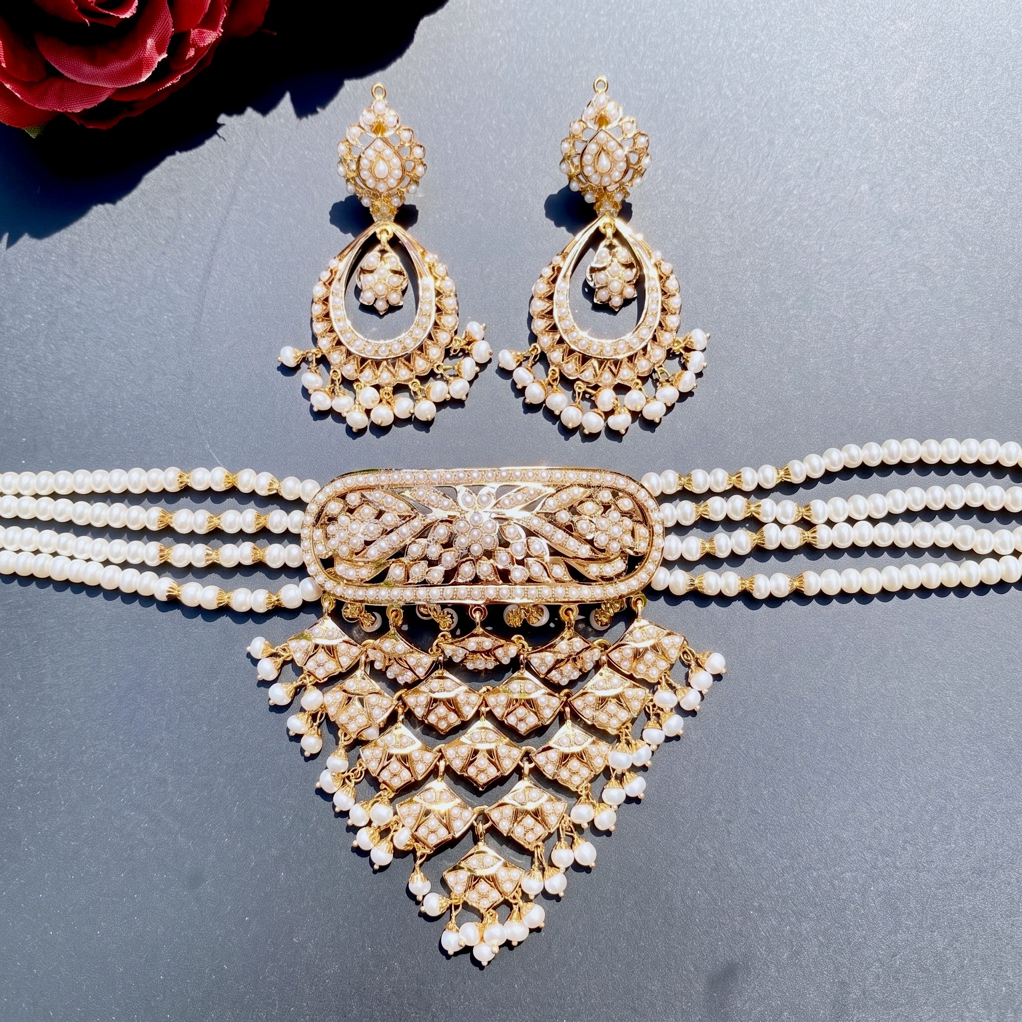 hyderabadi pearl choker online under 2 lakh