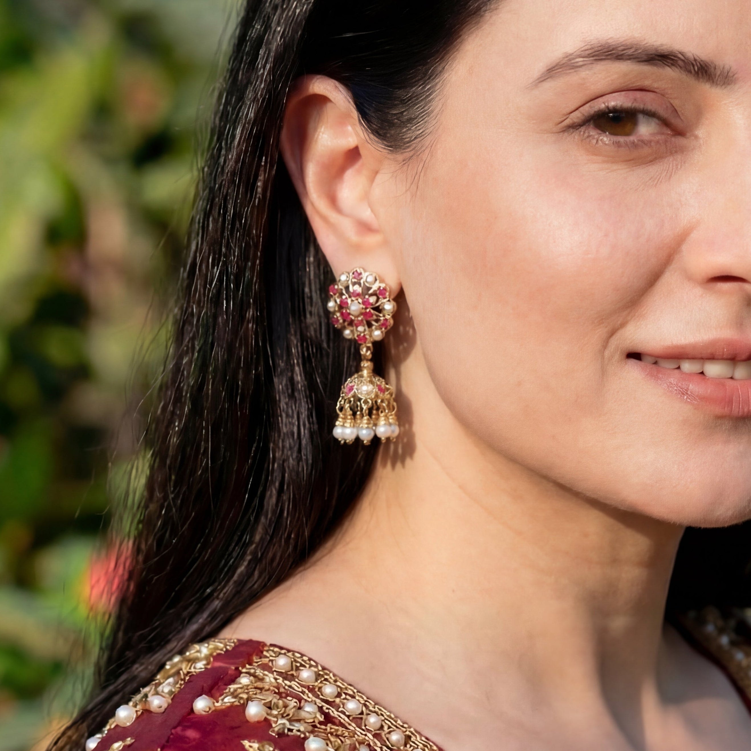 Small Jhumki For Women | Gold Plated on 925 Silver ER 543