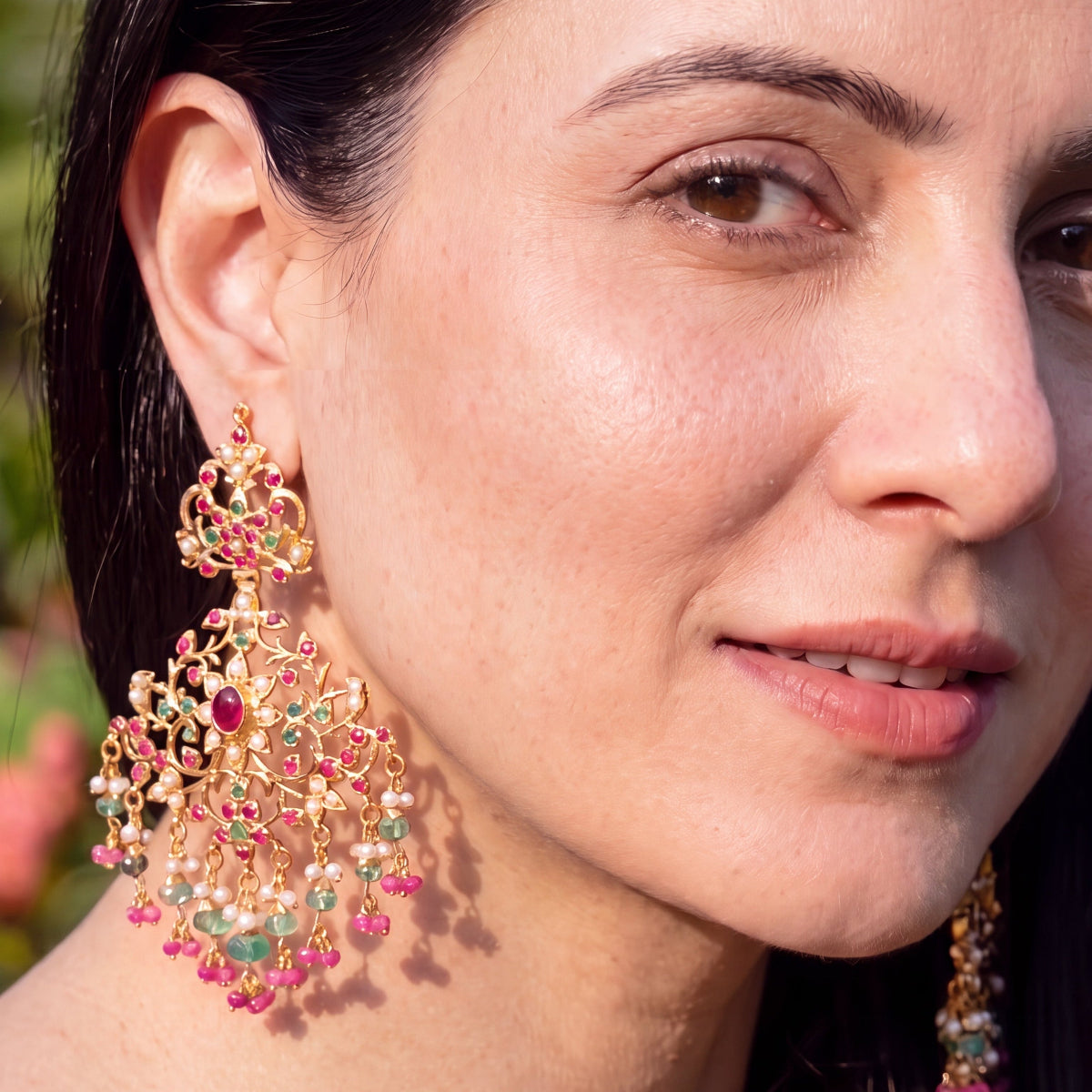 22k Gold Earrings | Statement Danglers GER 110