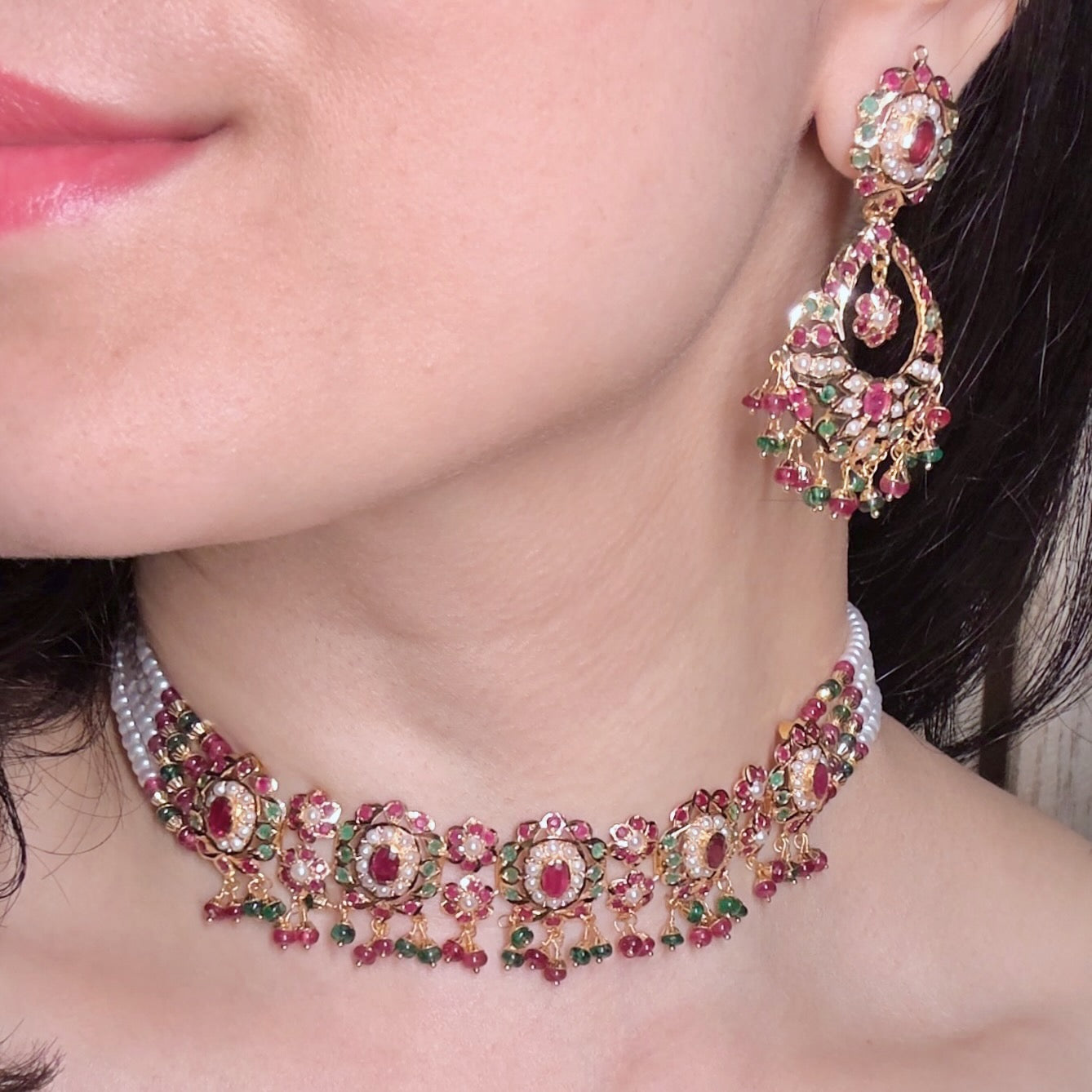 latest gold choker design