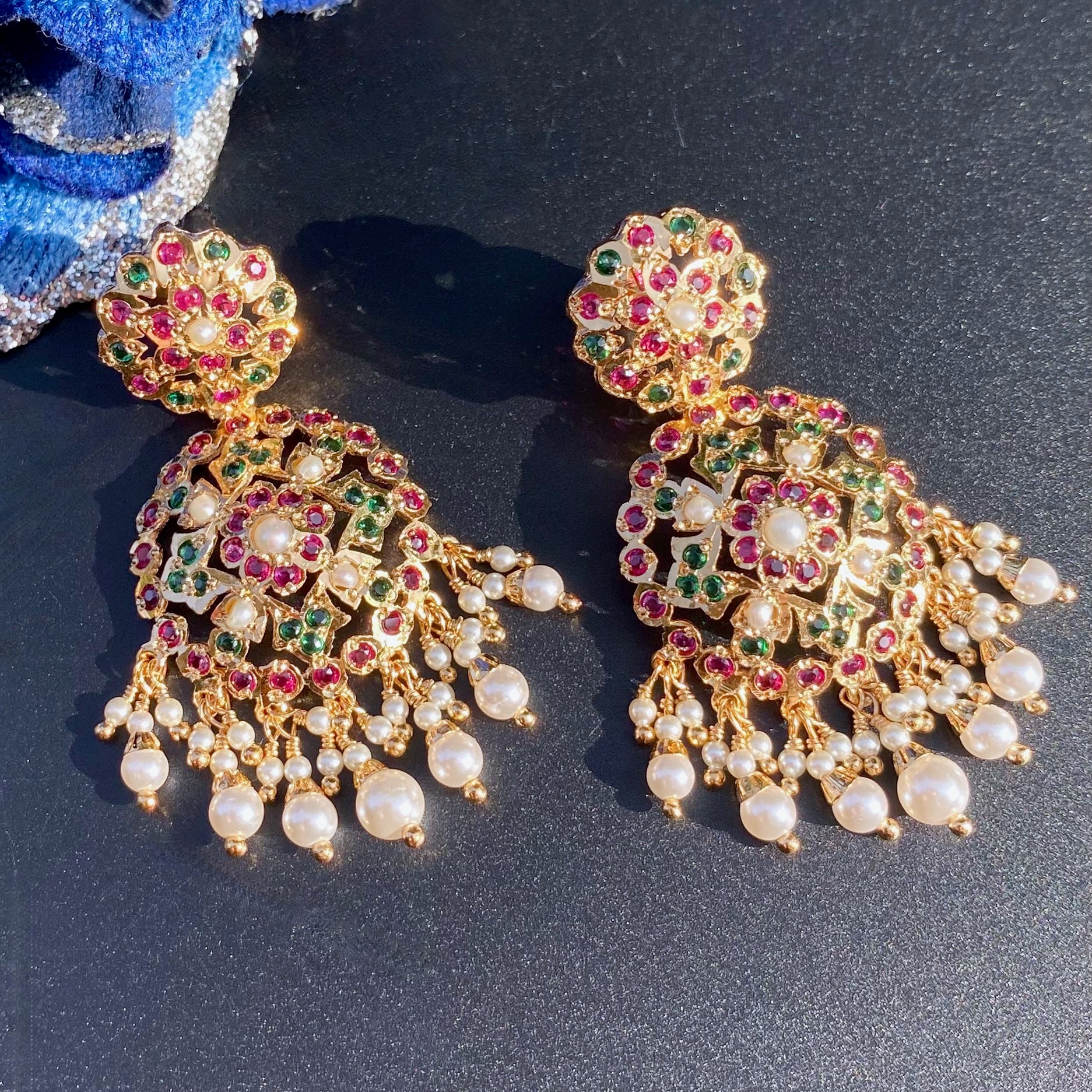 Gold Plated Earrings For Women BER 054