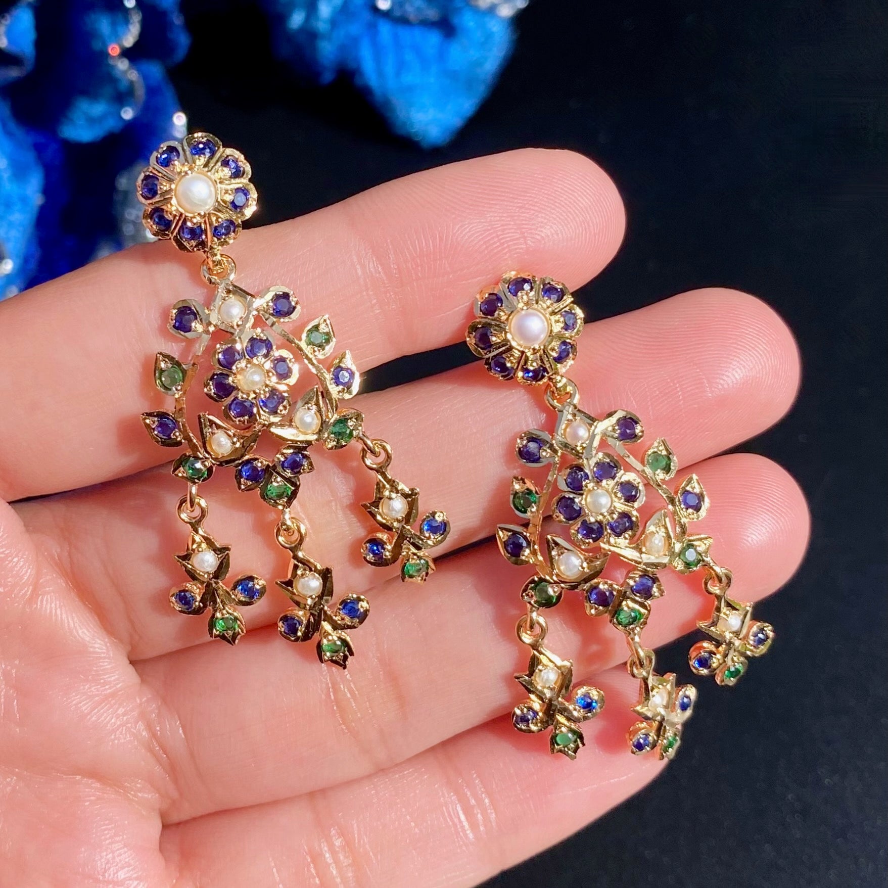 Gold Plated Chandbalis For Women BER 038