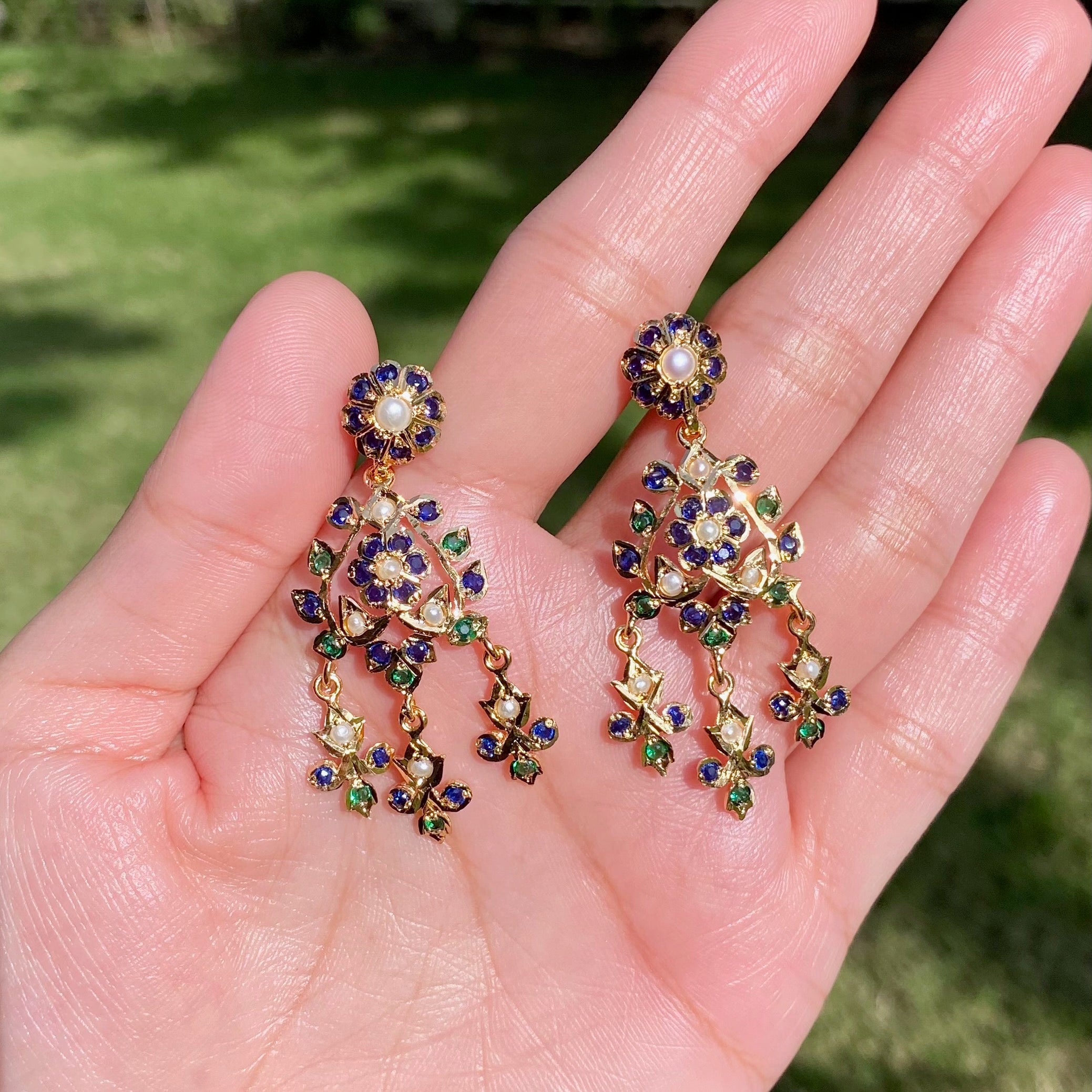 Gold Plated Chandbalis For Women BER 038