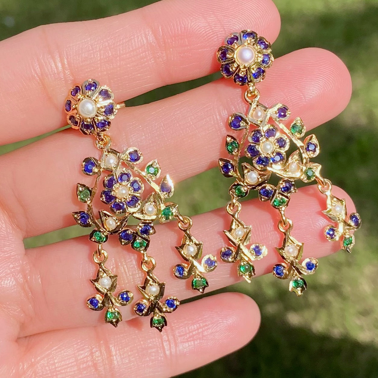 Gold Plated Chandbalis For Women BER 038
