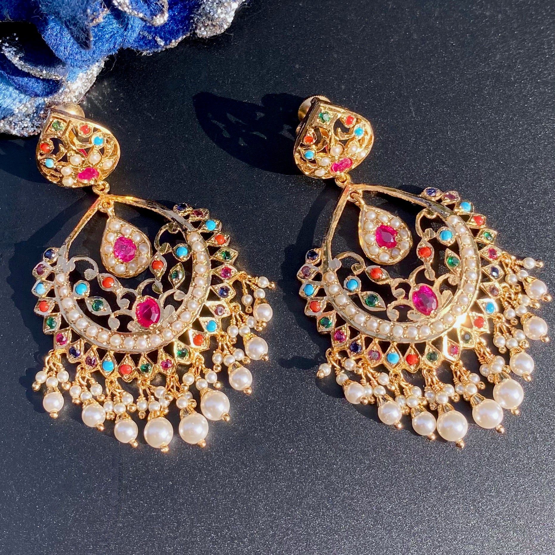 Gold Plated Stud Earrings For Women | Premium Budget Friendly Immitation Jewelry Online BER 061