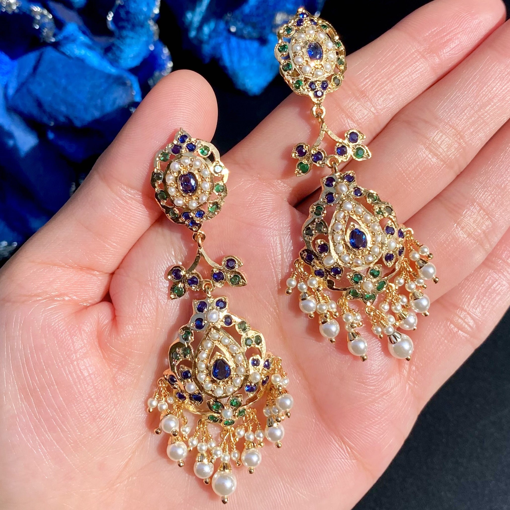 Gold Plated Earrings For Women BER 056