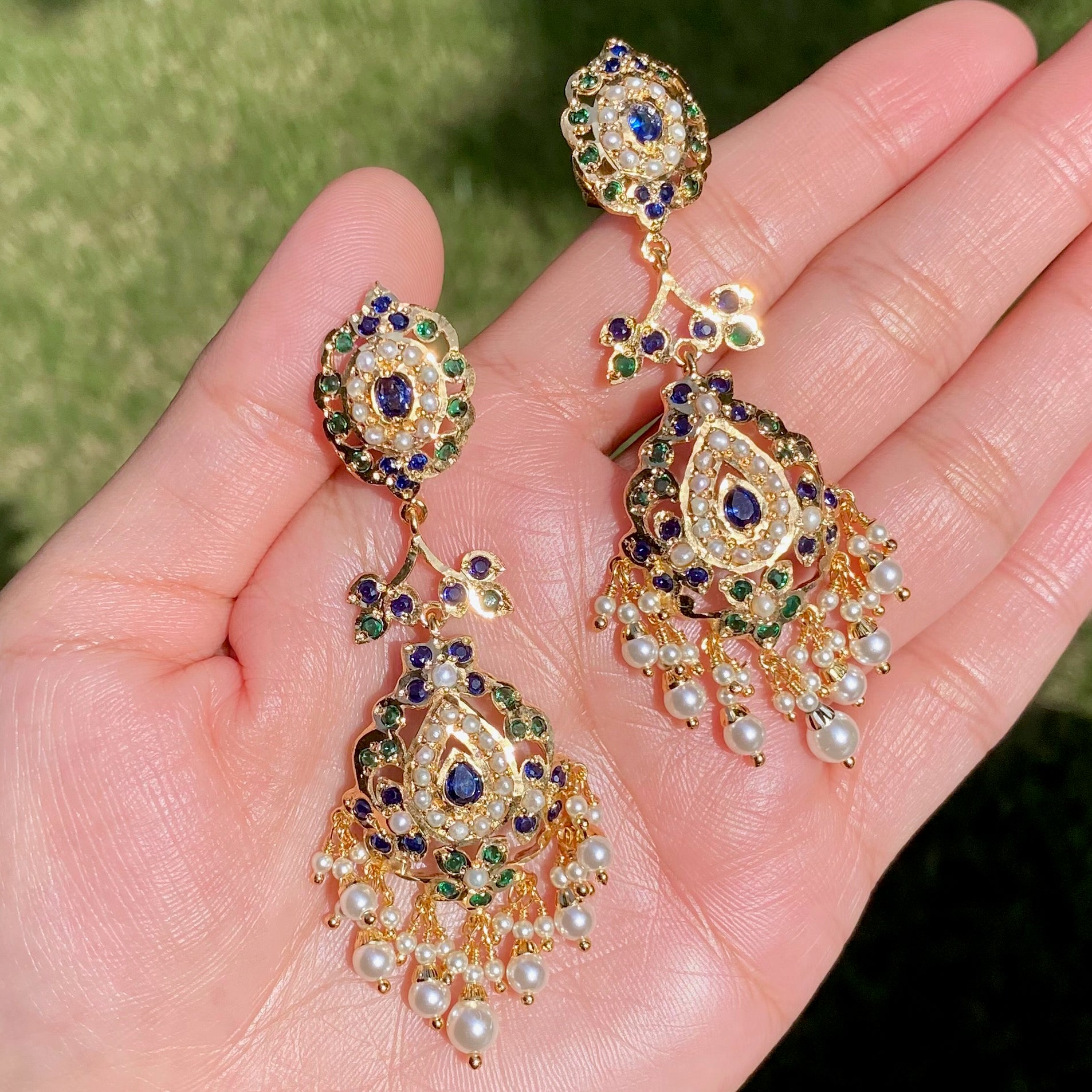 Gold Plated Earrings For Women BER 056