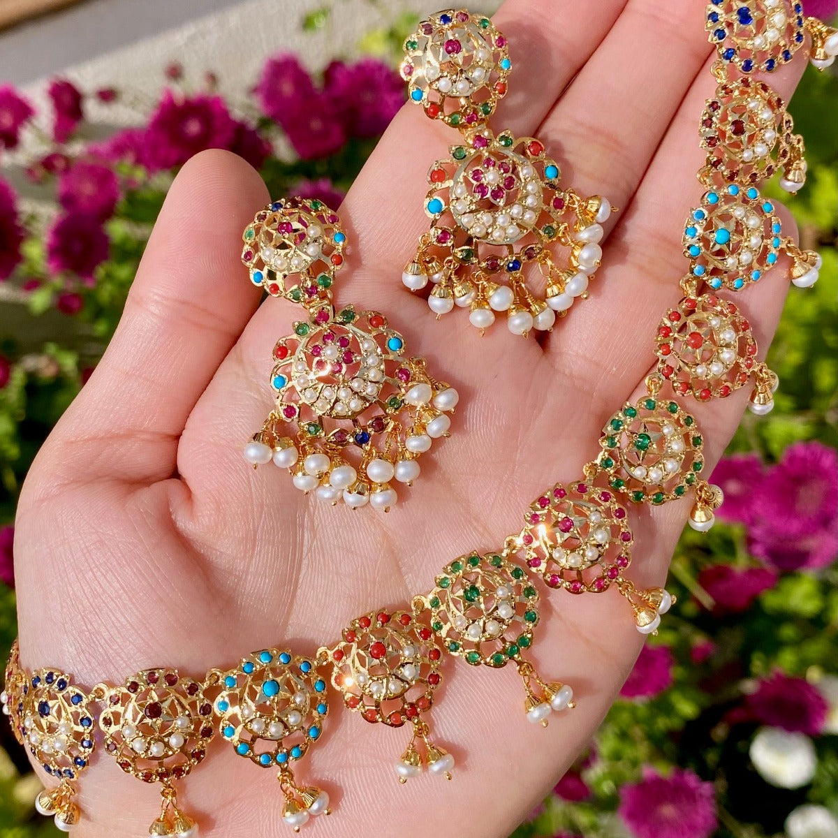 navratna jewellery set tanishq