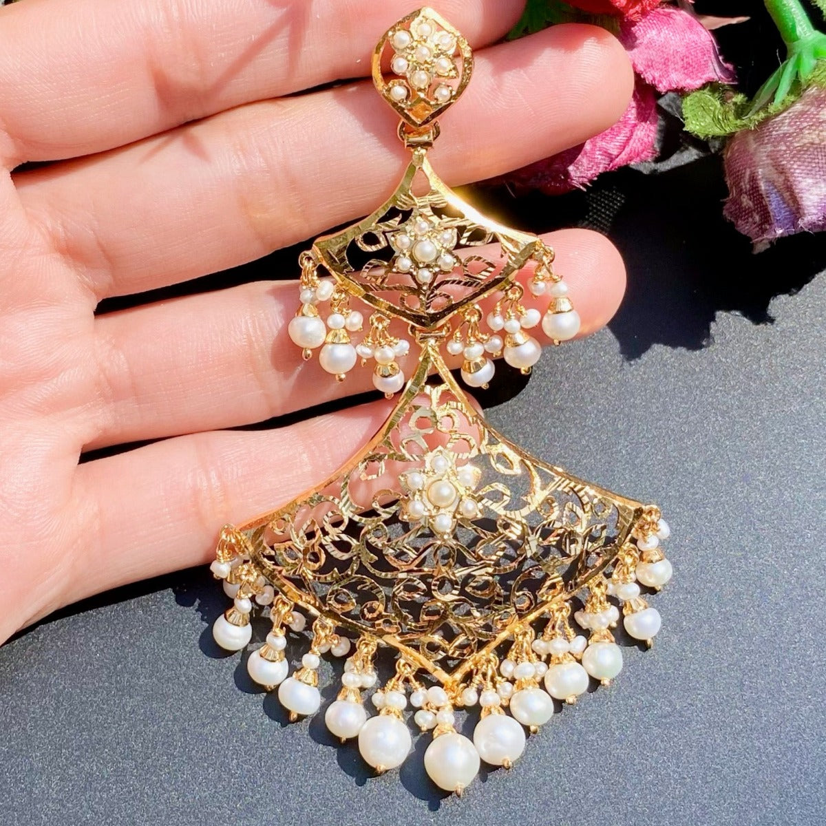 gold plated earrings