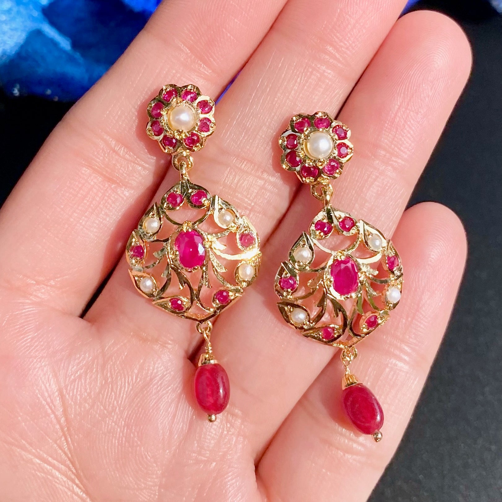 Gold Plated Jadau Pendant Set | Premium Immitation Jewelry  BPS 010