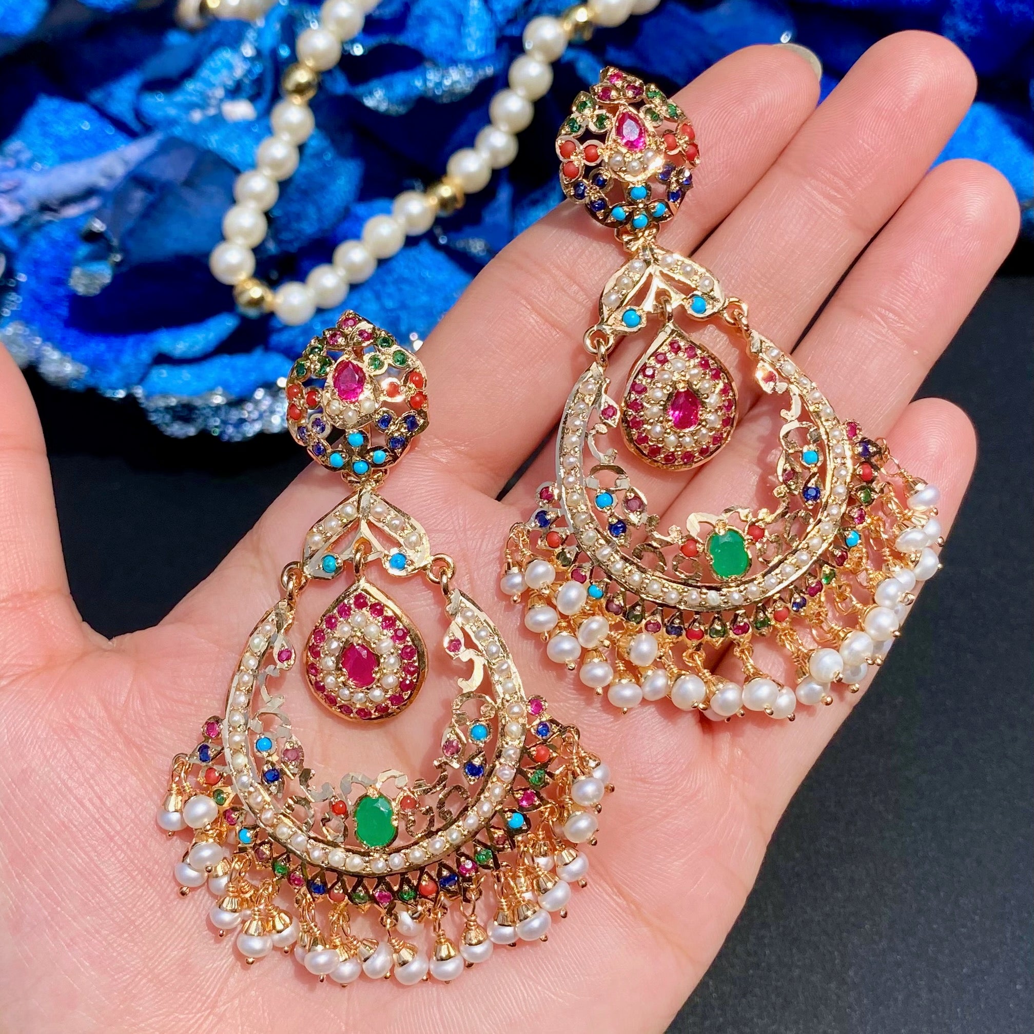 bridal navratna set