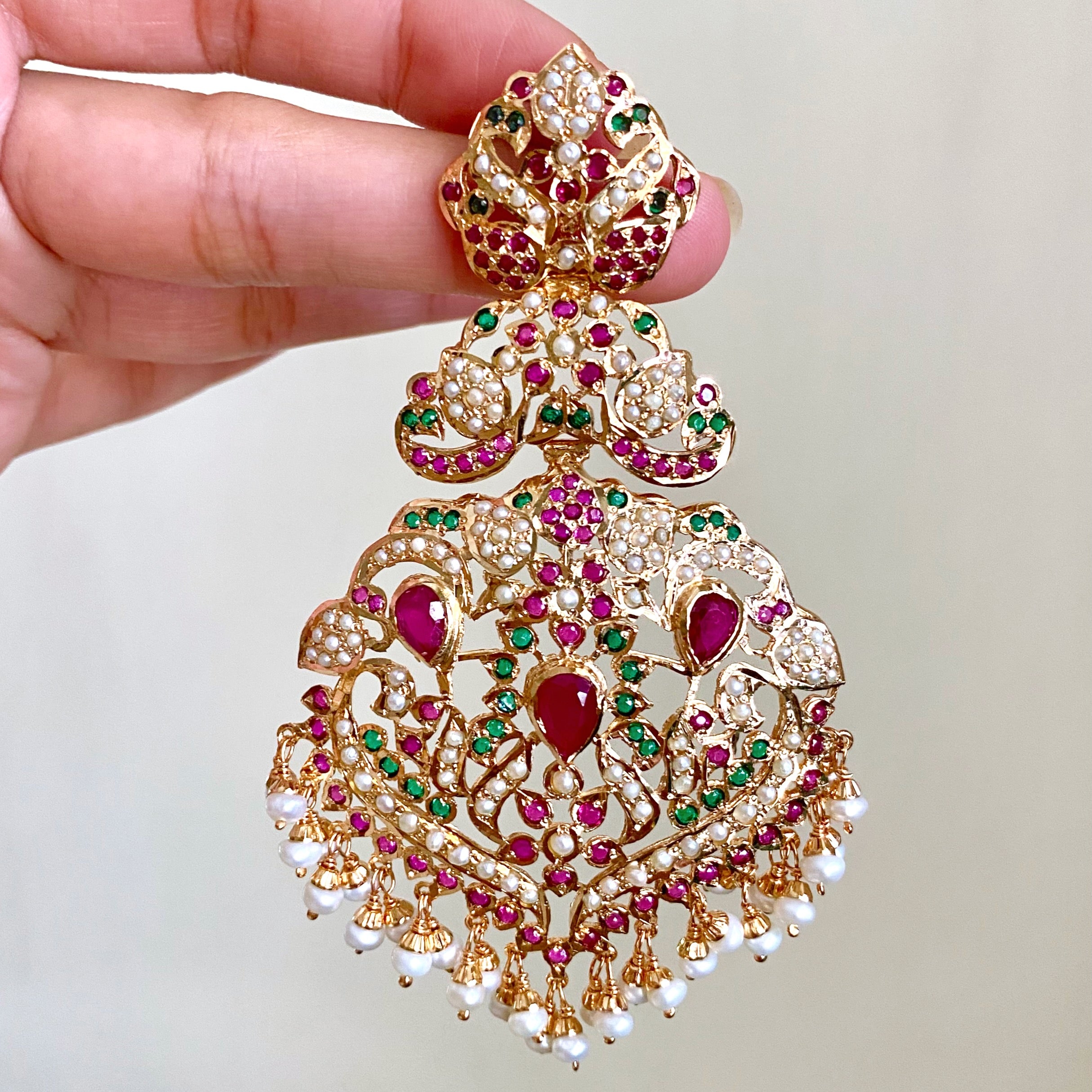 statement earrings gold plated