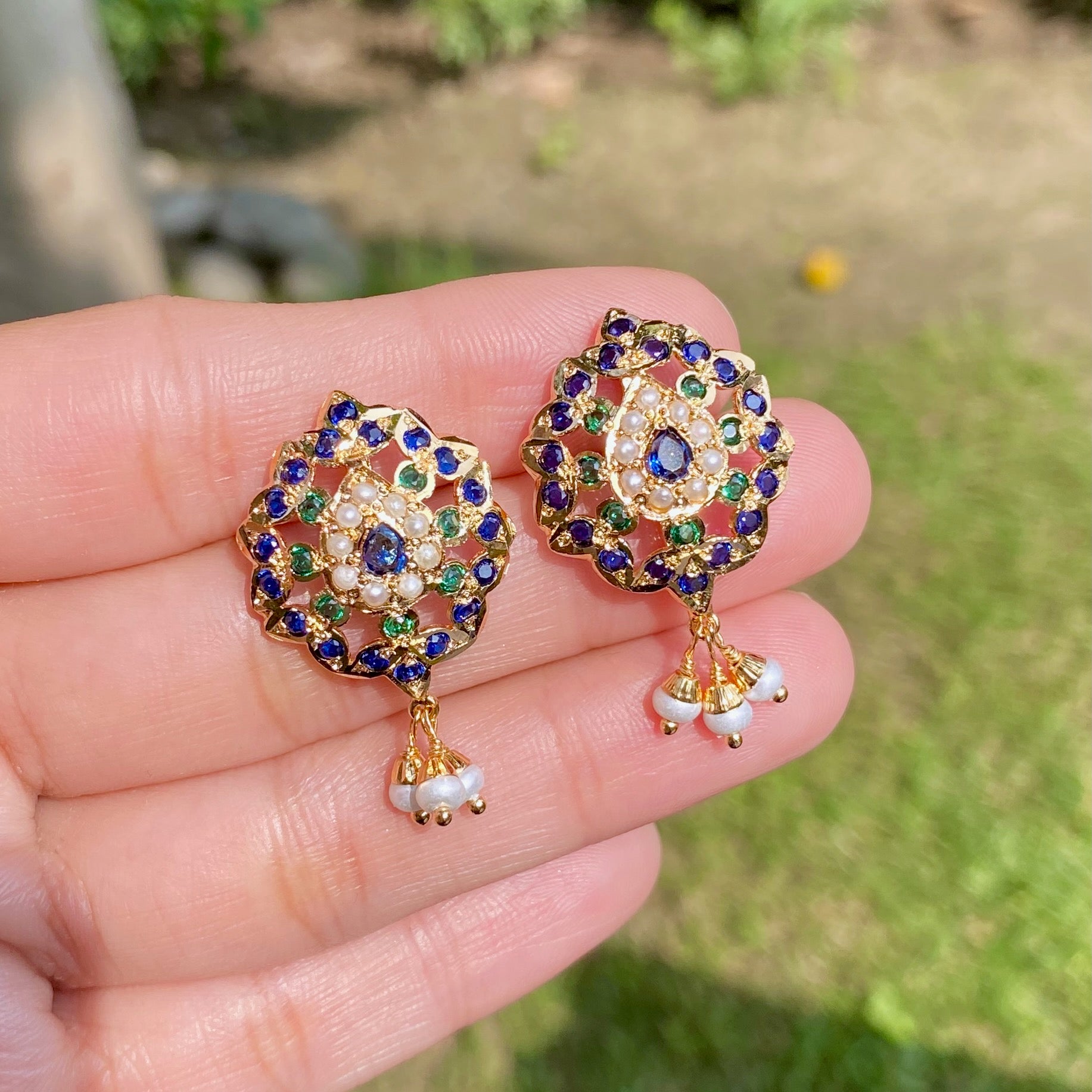 Exquisite Jadau Tops For Women | Gold Plated on Mixed Metal Base BER 105