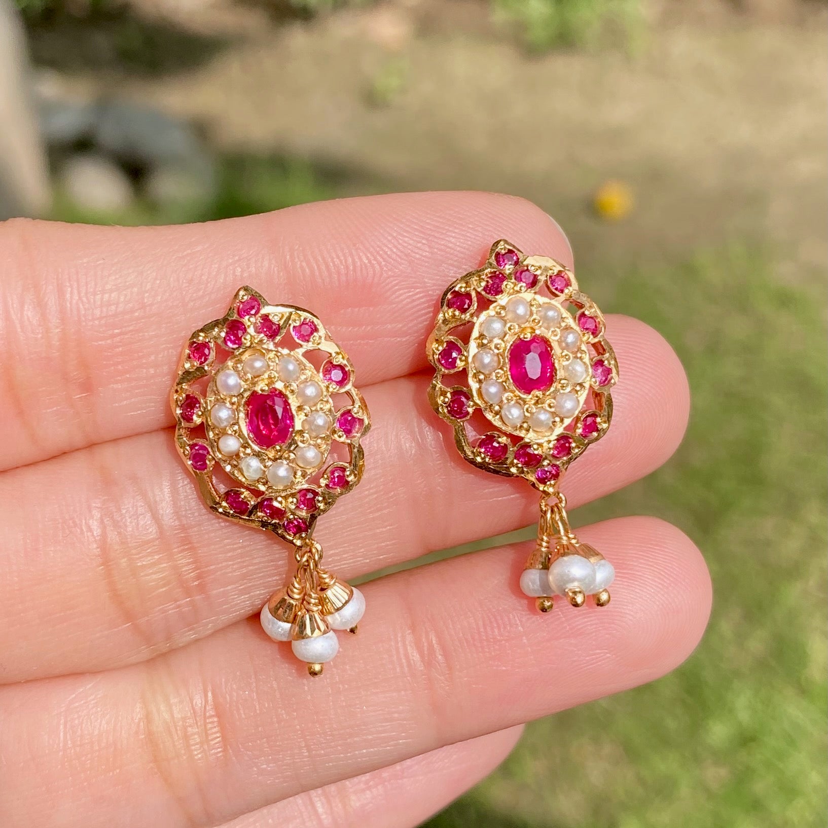 Exquisite Jadau Tops for Women | Gold Plated on Mixed Metal Base BER 106