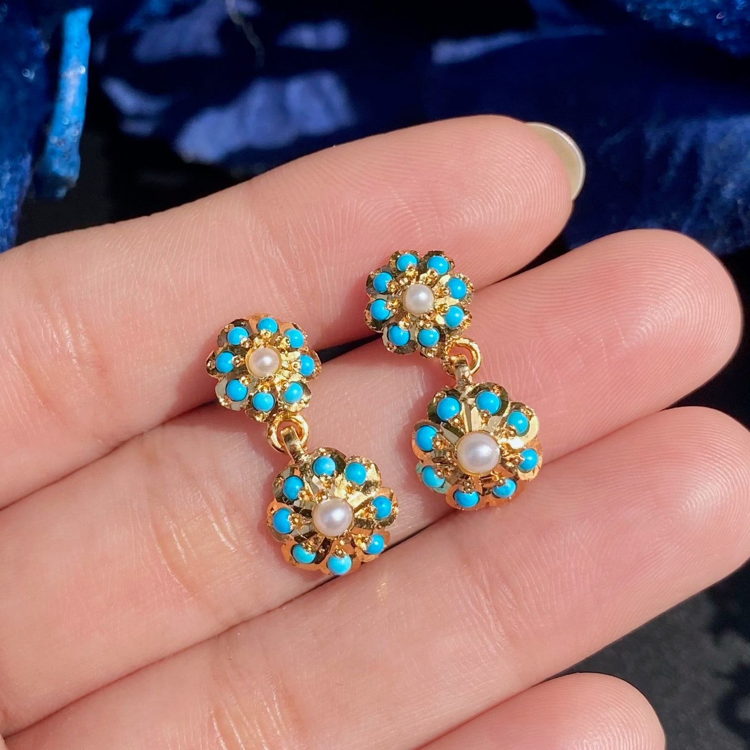 firoza necklace set jadau