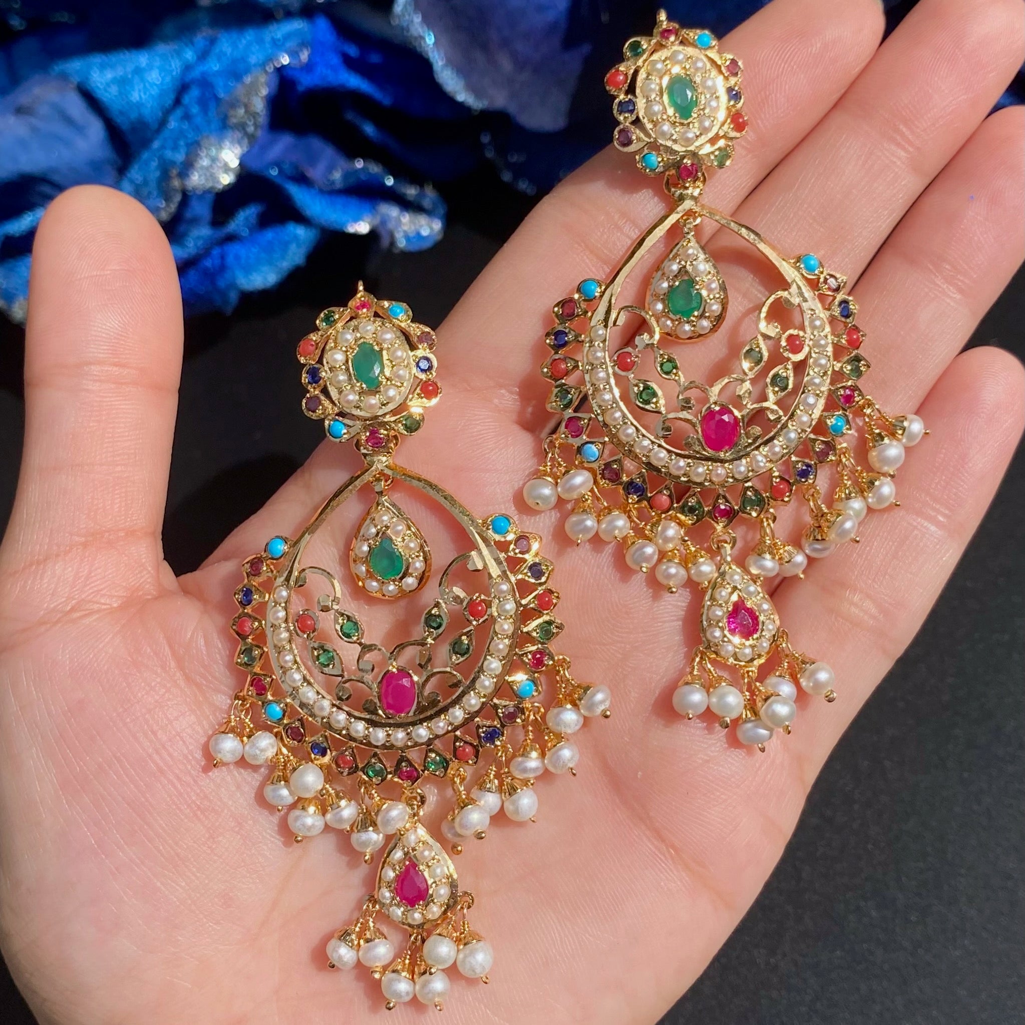 navratan necklace set jadau