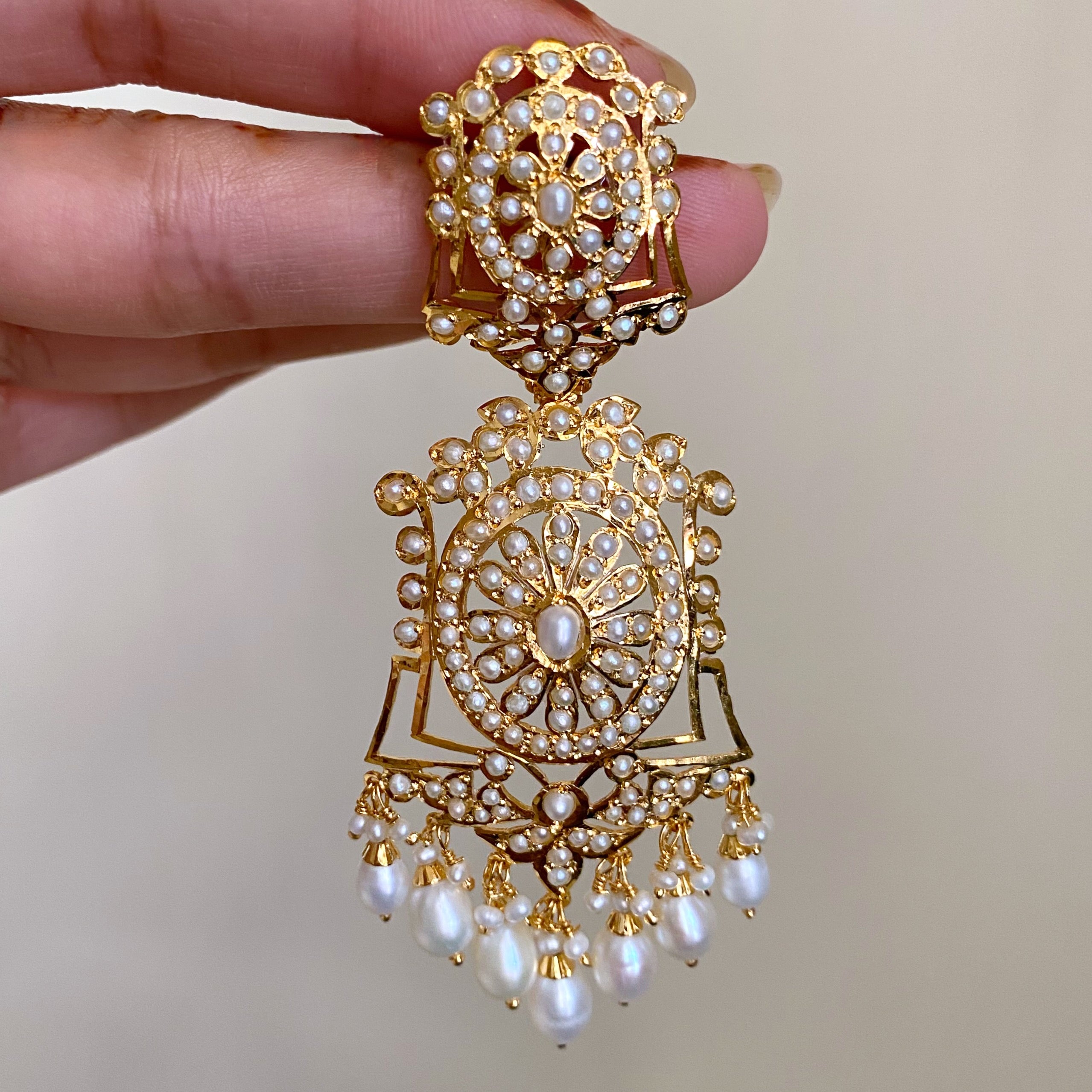 victorian pearl earrings