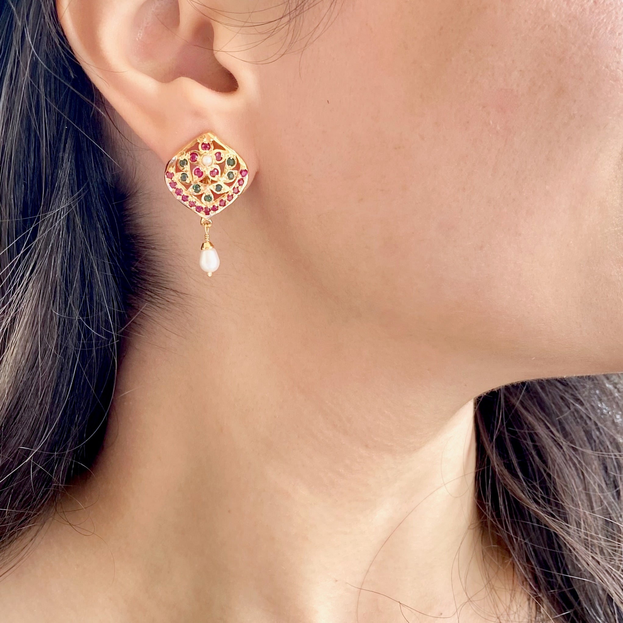 gold plated studs