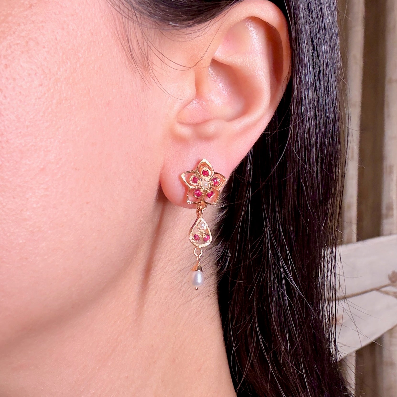 trendy jadau earrings