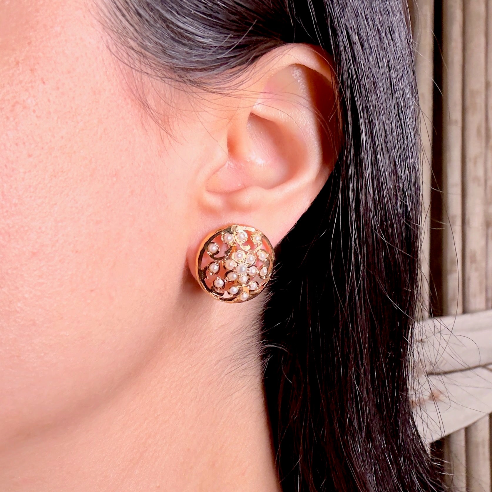 classy pearl studs