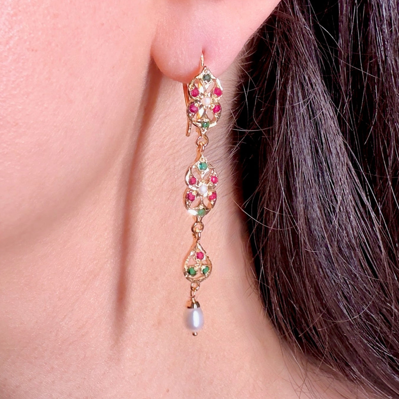 tall slender earrings