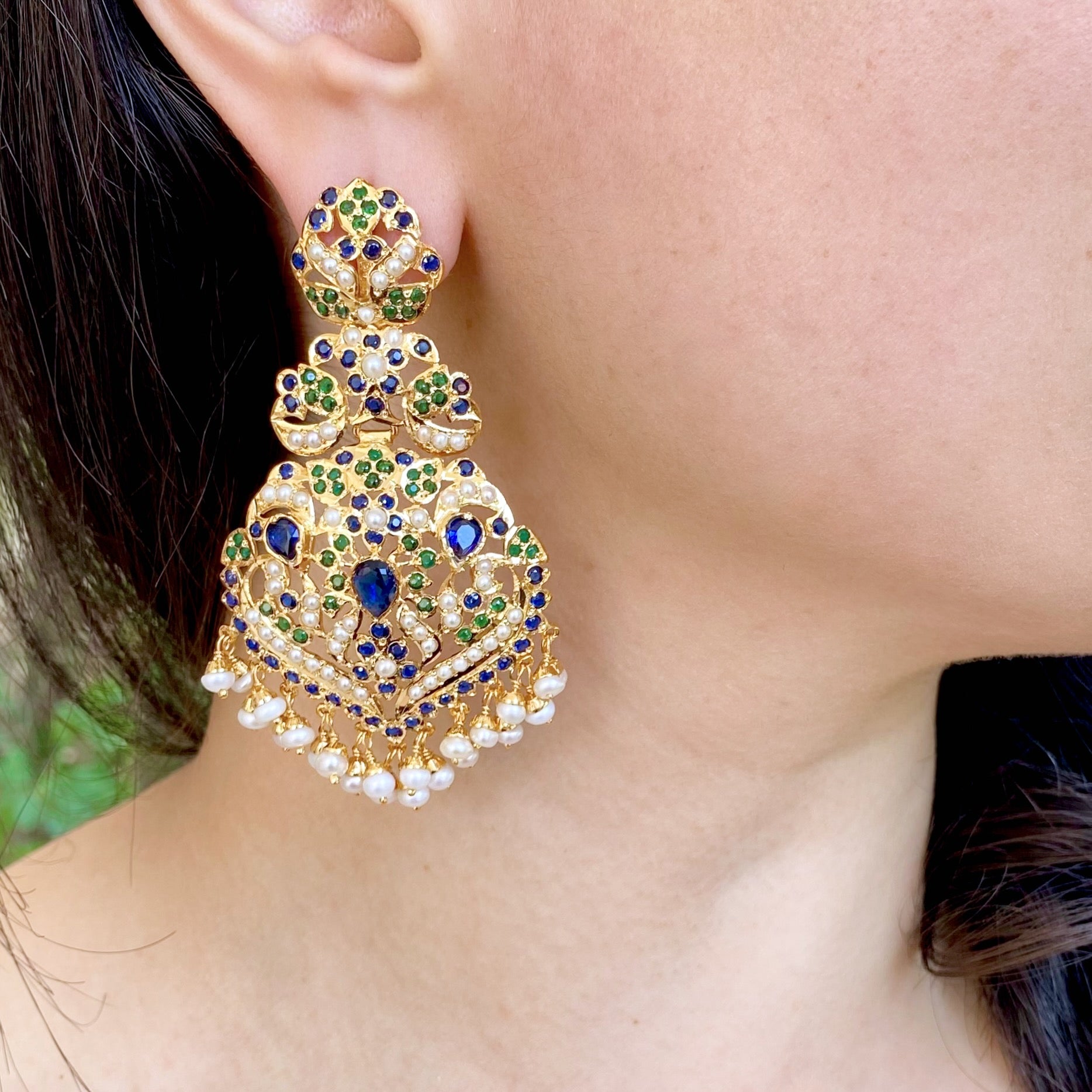 mughal period inspired jadau necklace set