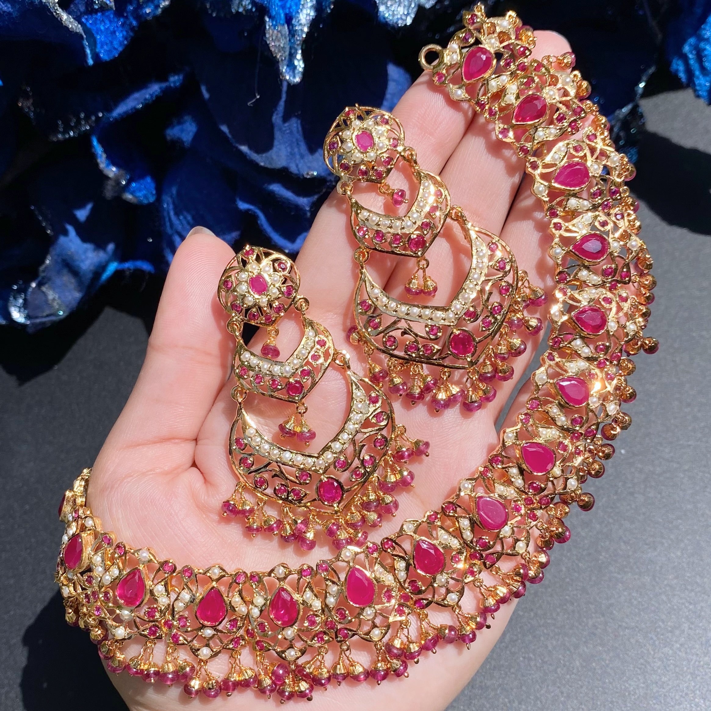 ruby jadau set