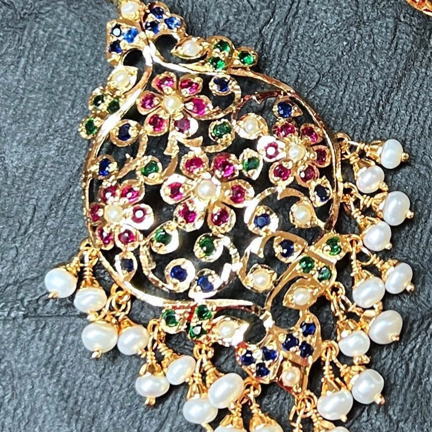 gold coated victorian earrings