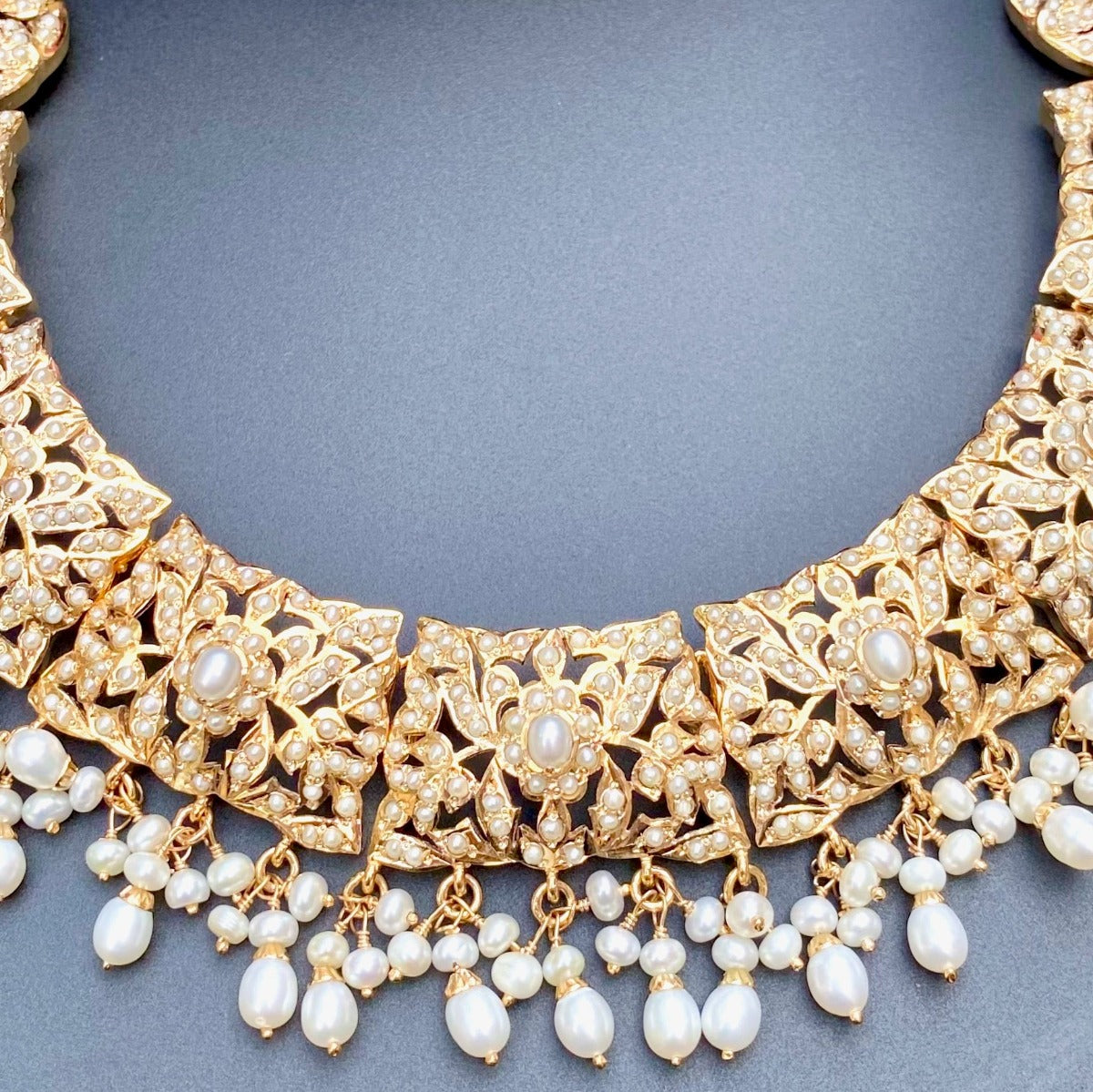 hyderabadi nizami pearl neckalce