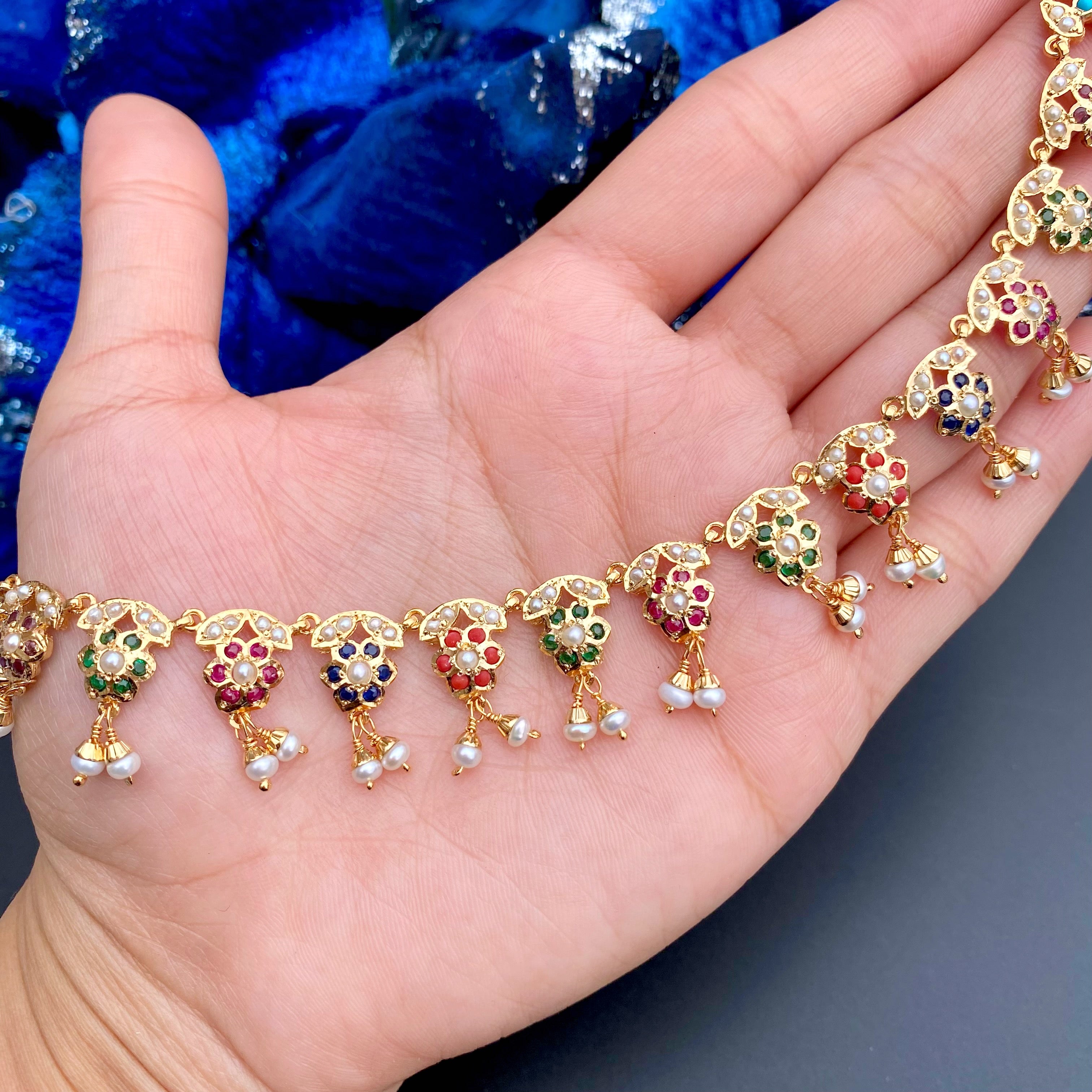 necklace with jhumka