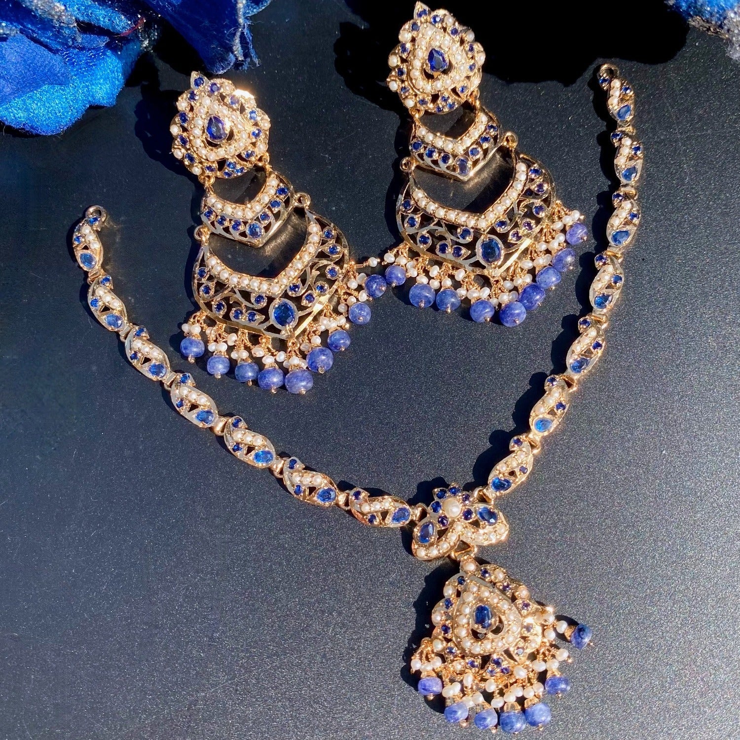 BLUE JEWELLERY