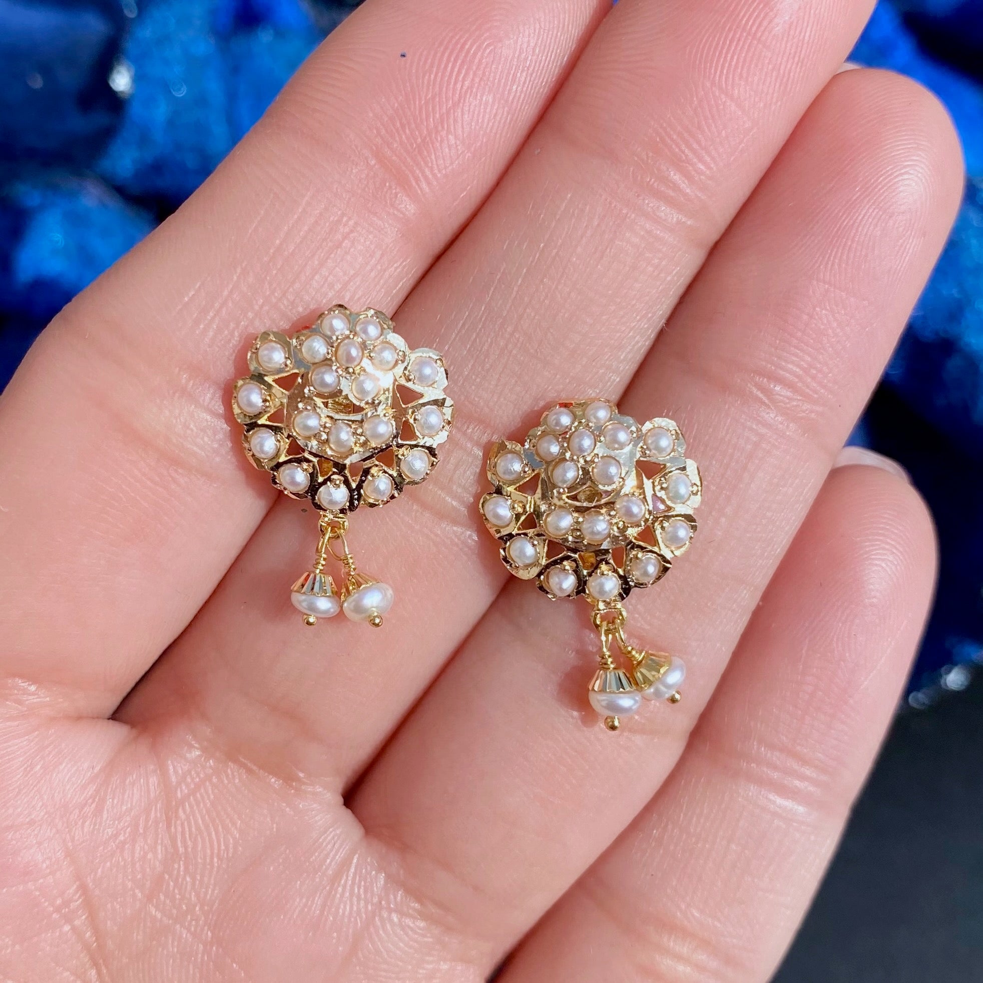 dainty jadau set gold