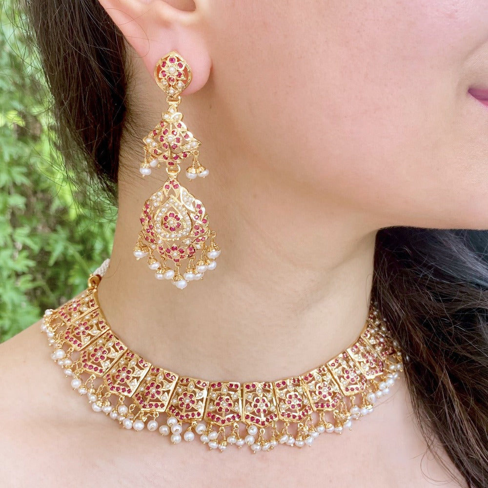 rajasthani guluband necklace set