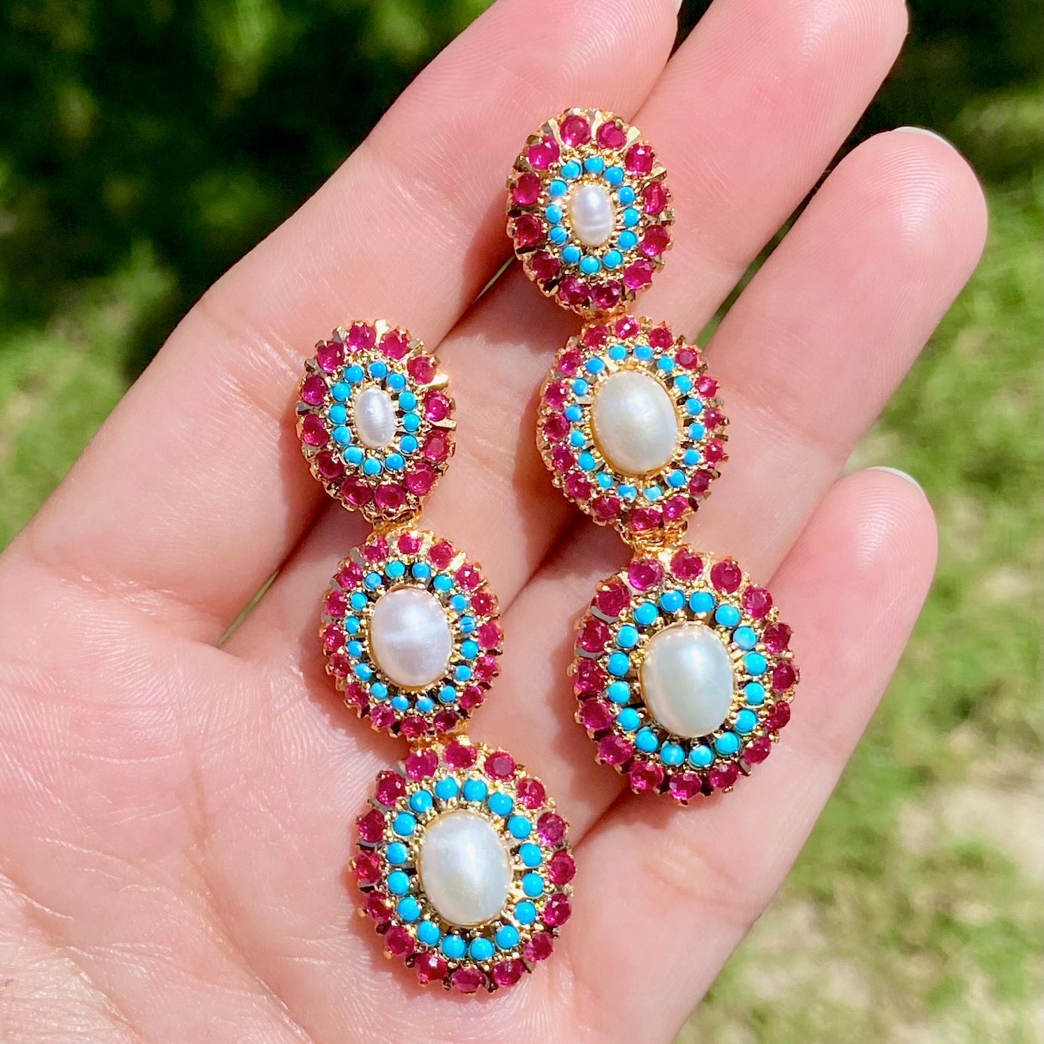 ethnic indian pakistani earrings