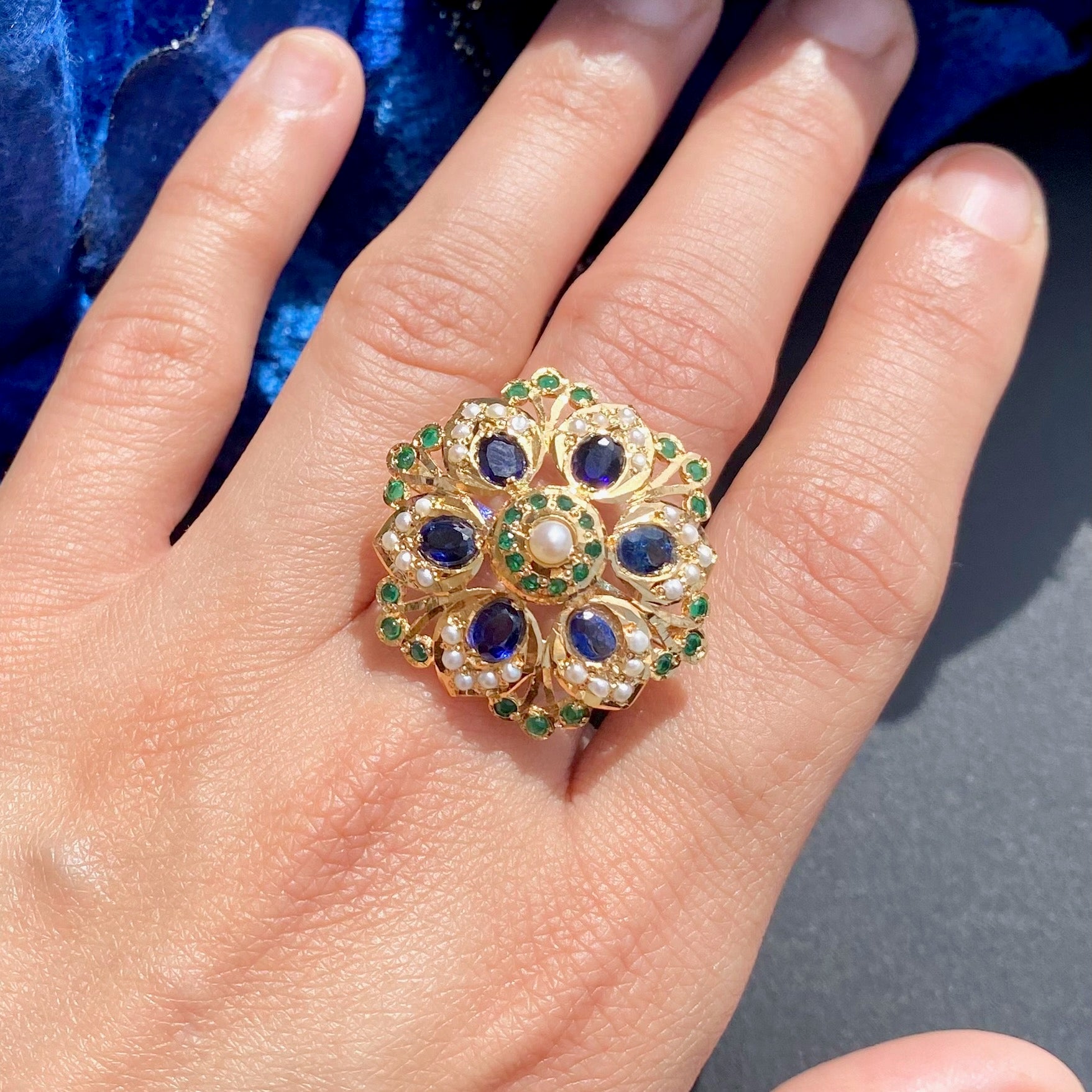 Exquisite Gold Plated Ring | Gifts For Women | 925 Sterling Silver LR 082