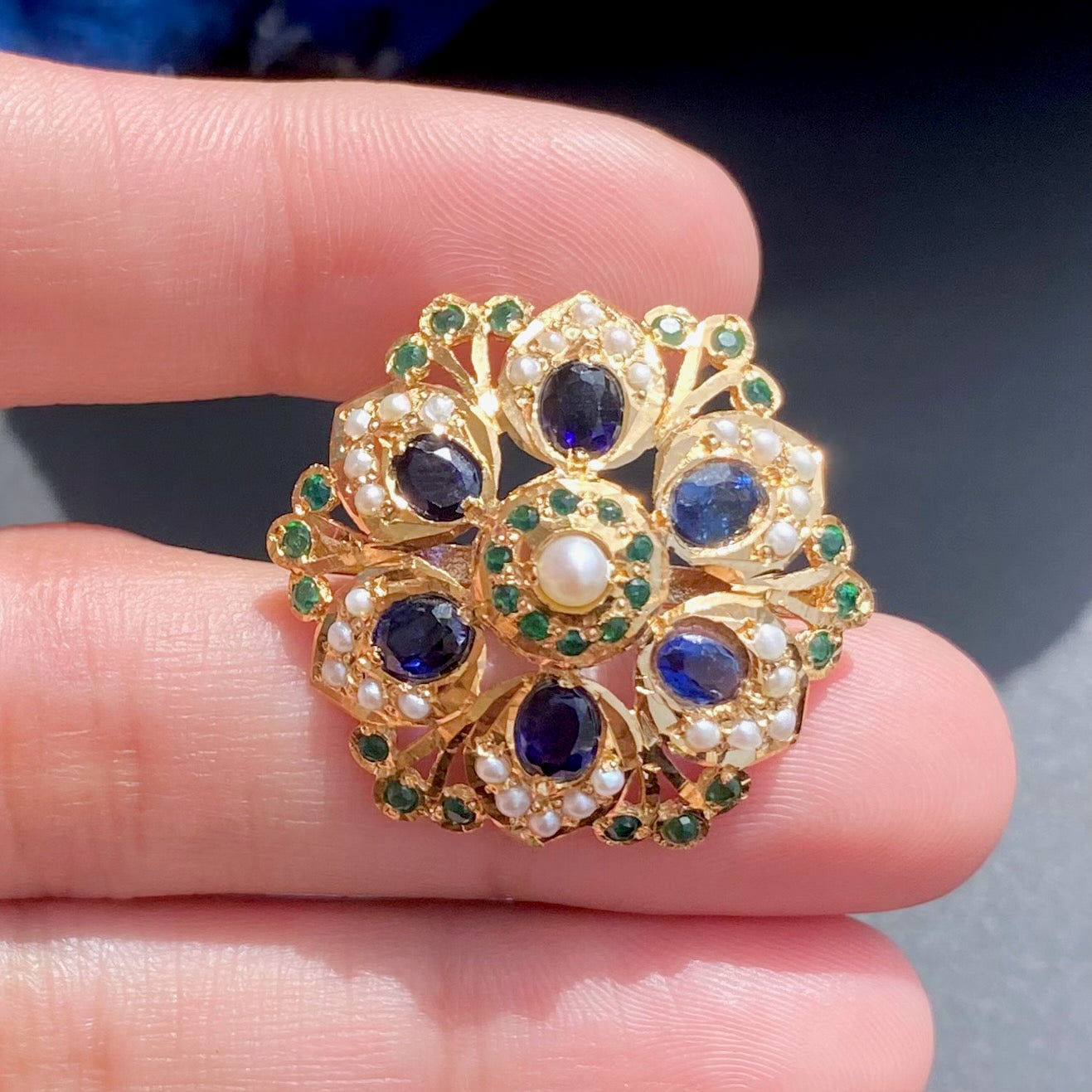 Exquisite Gold Plated Ring | Gifts For Women | 925 Sterling Silver LR 082