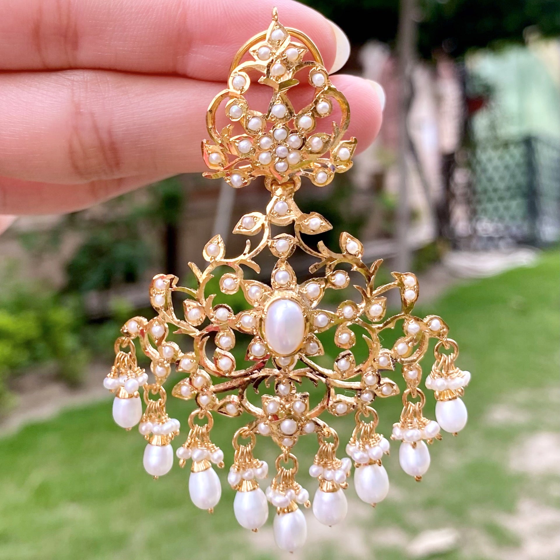 real pearl earrings for women