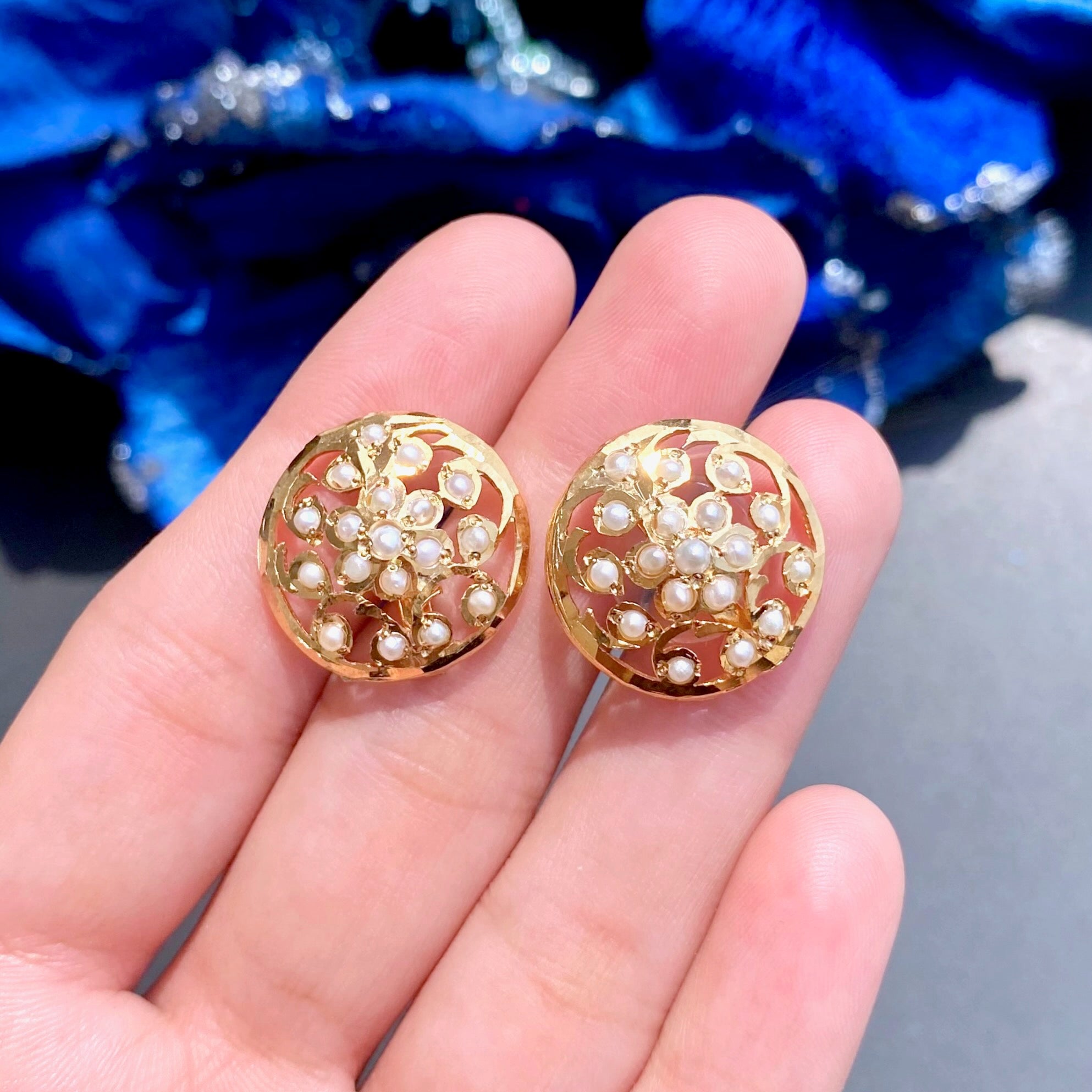 classy pearl studs
