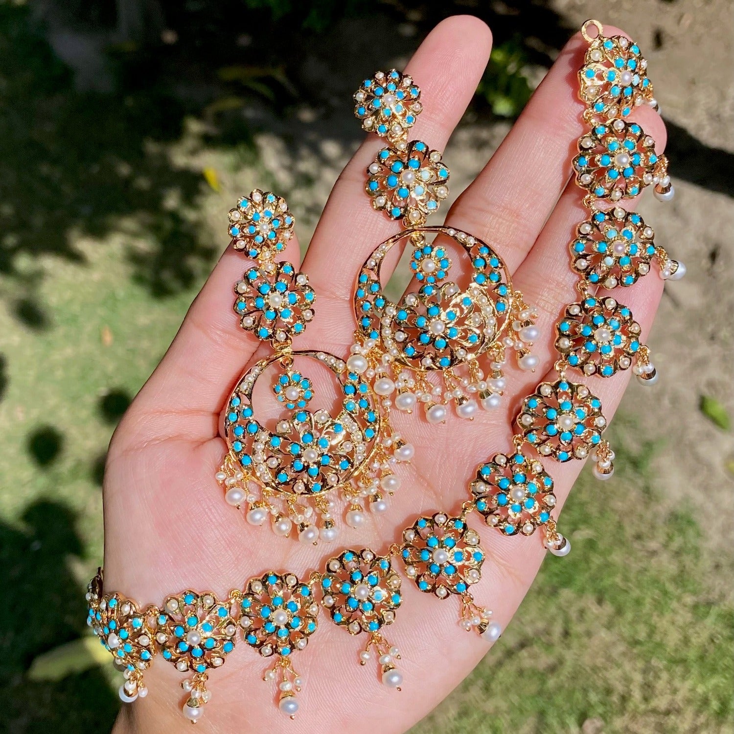 elegant turquoise jewellery