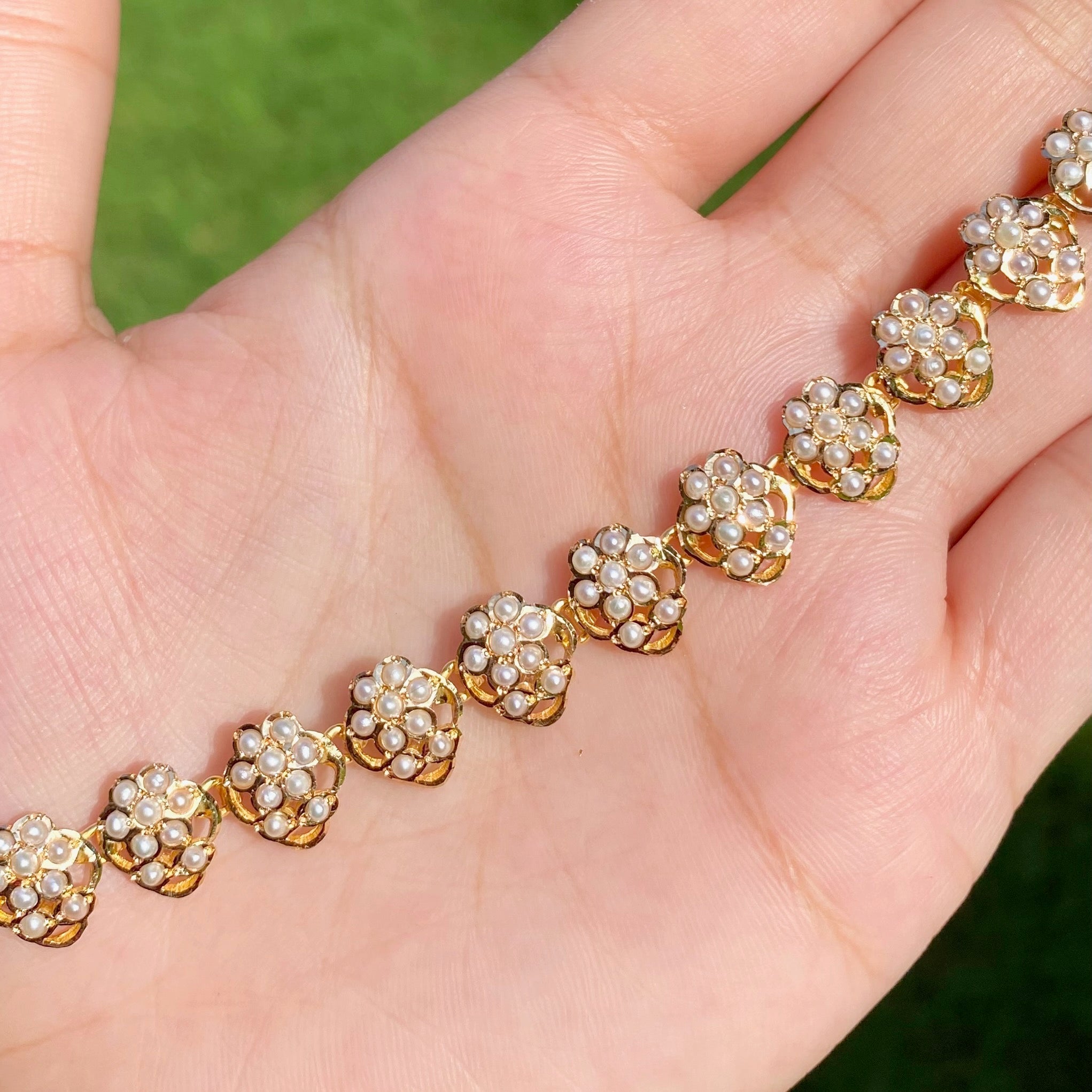 22k gold necklace with pearls under 1 lakh