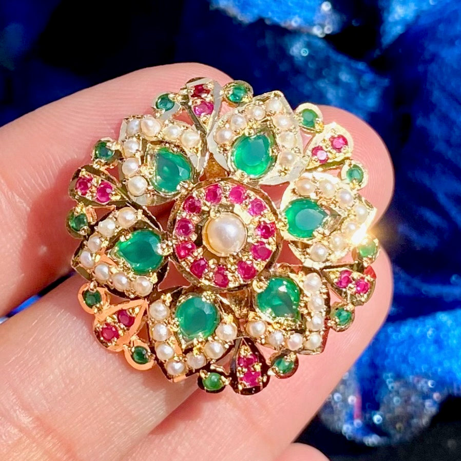 ruby emerald studs online