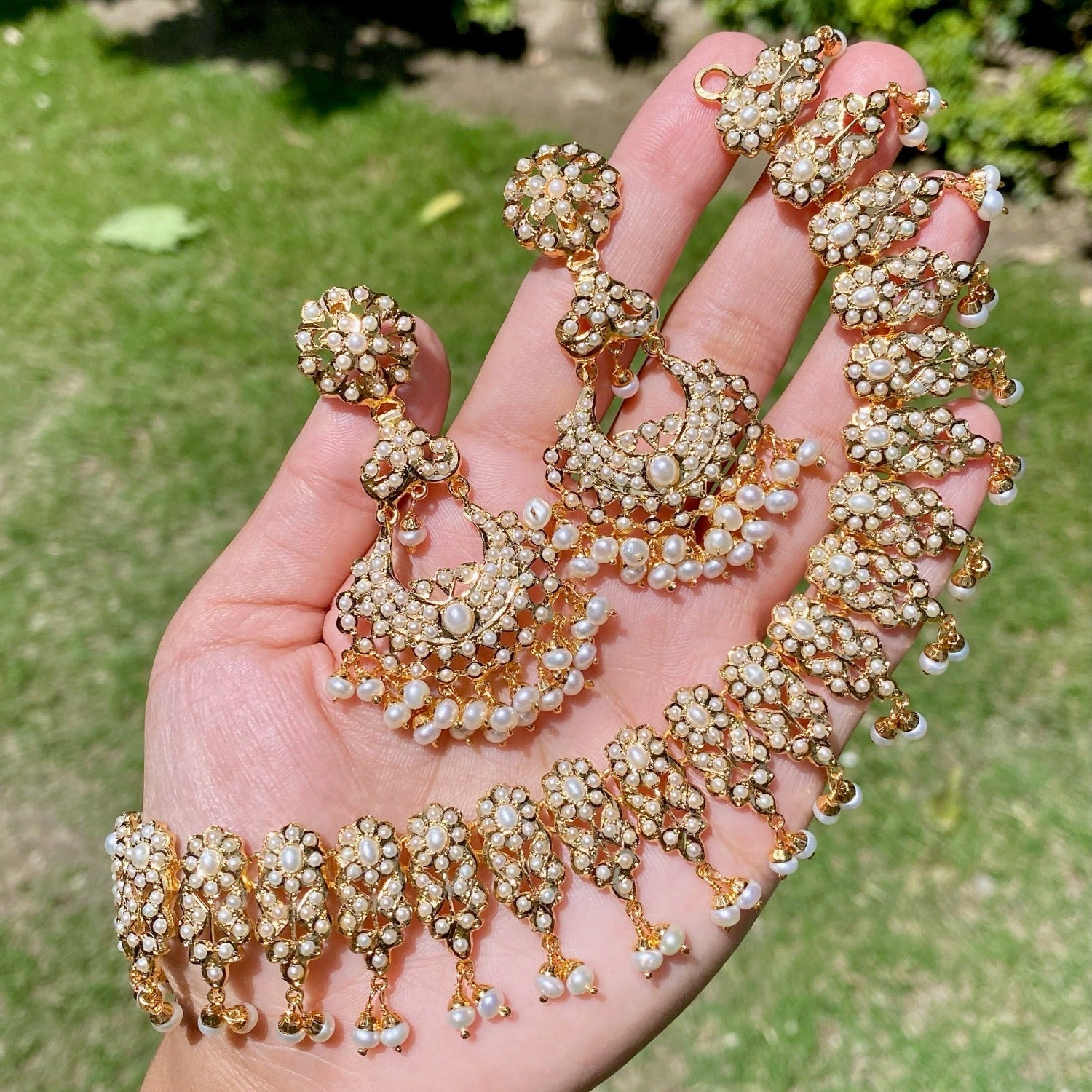 pearl set for women online