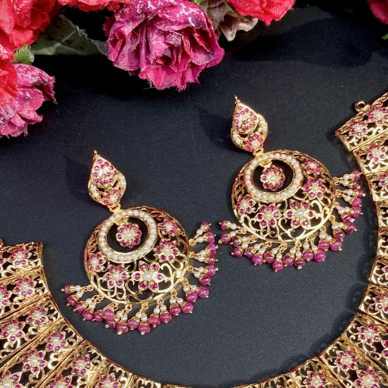 ruby chandbali design