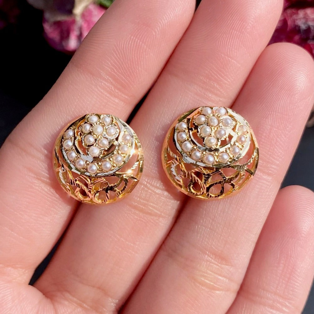 ear tops latest gold earrings designs 2021 with price