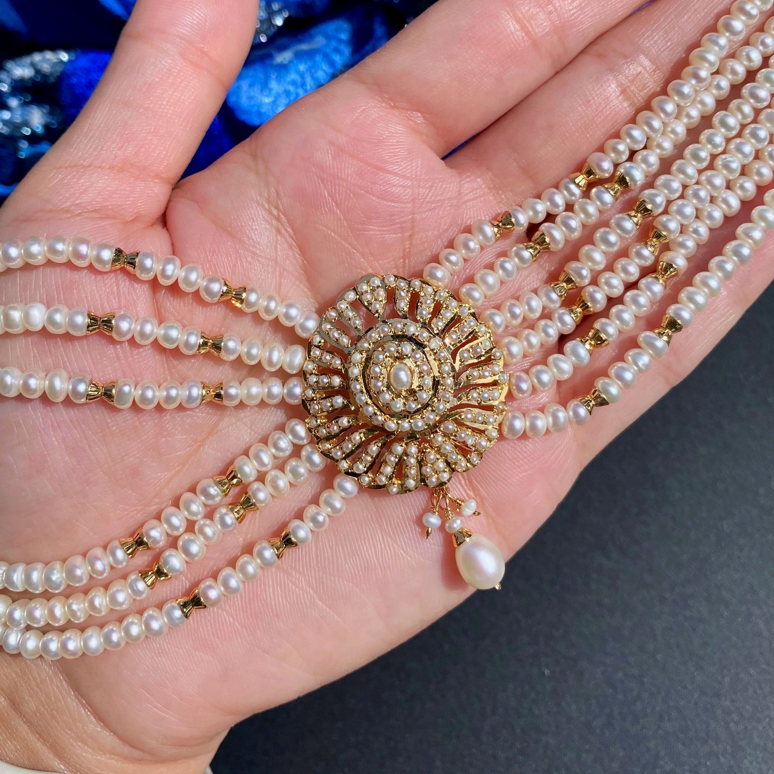 pearl choker set